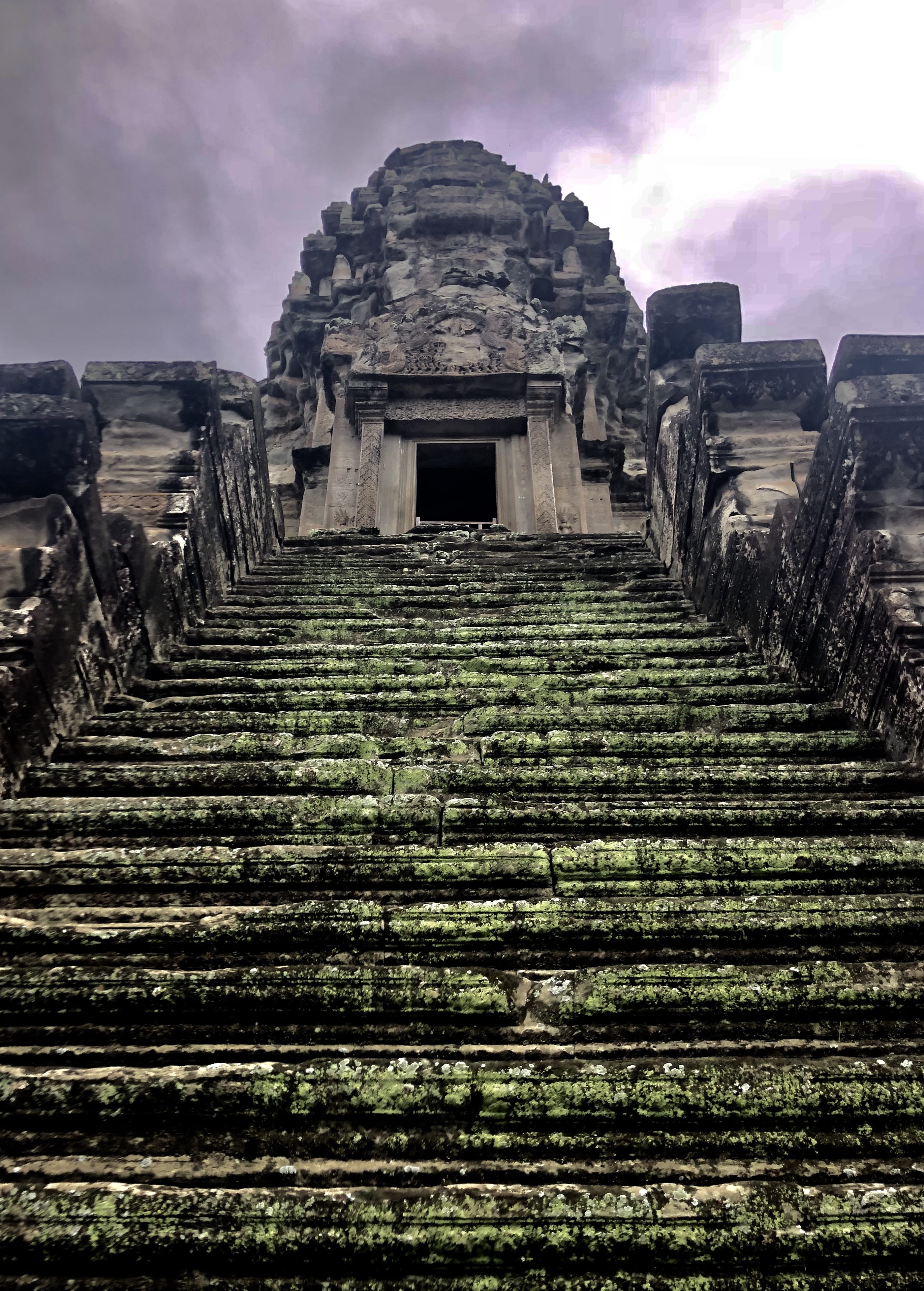 travel, outdoors, place of worship, sky, nature, old ruin, temple, the past, spooky, unnamed road, no people, religion, charlo, angkorwat, history, krong siem reap, Phone HD Wallpaper