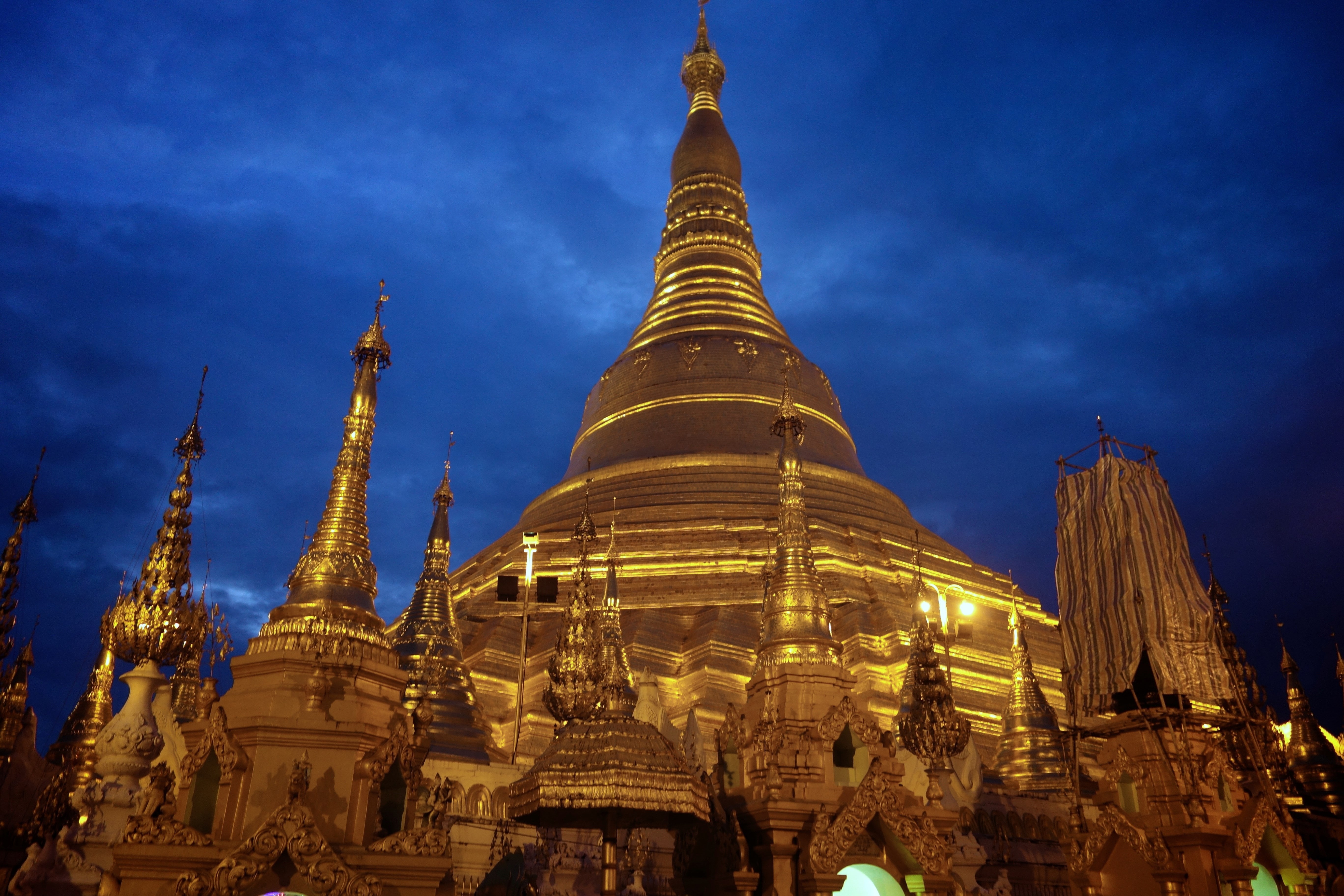 5K, shwedagon pagoda, HD Wallpaper