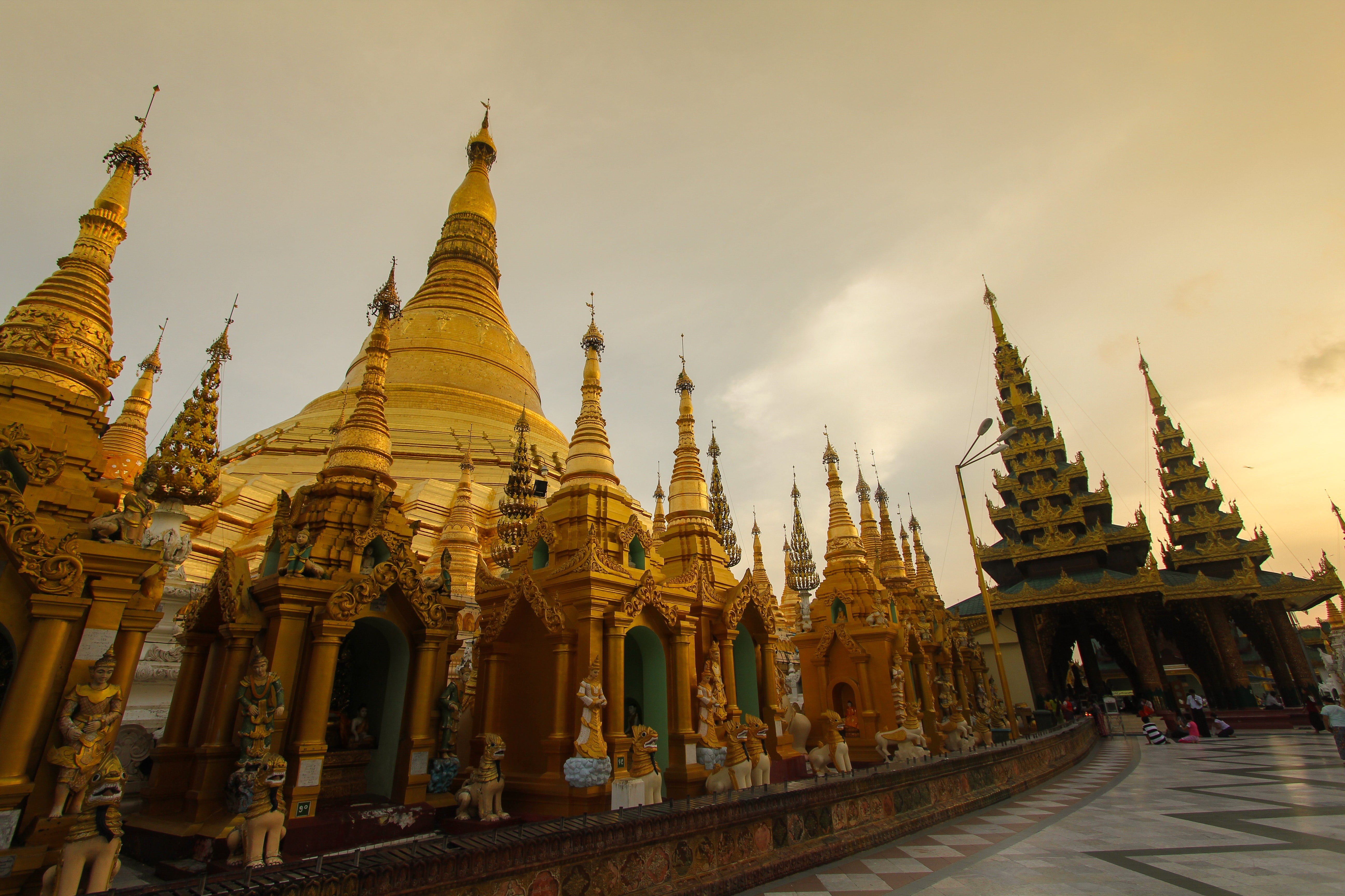 architecture, travel destinations, shwedagon, spire, outdoors, nature, history, sky, building, myanmar, building exterior, religion, belief, pagoda, built structure, HD Wallpaper