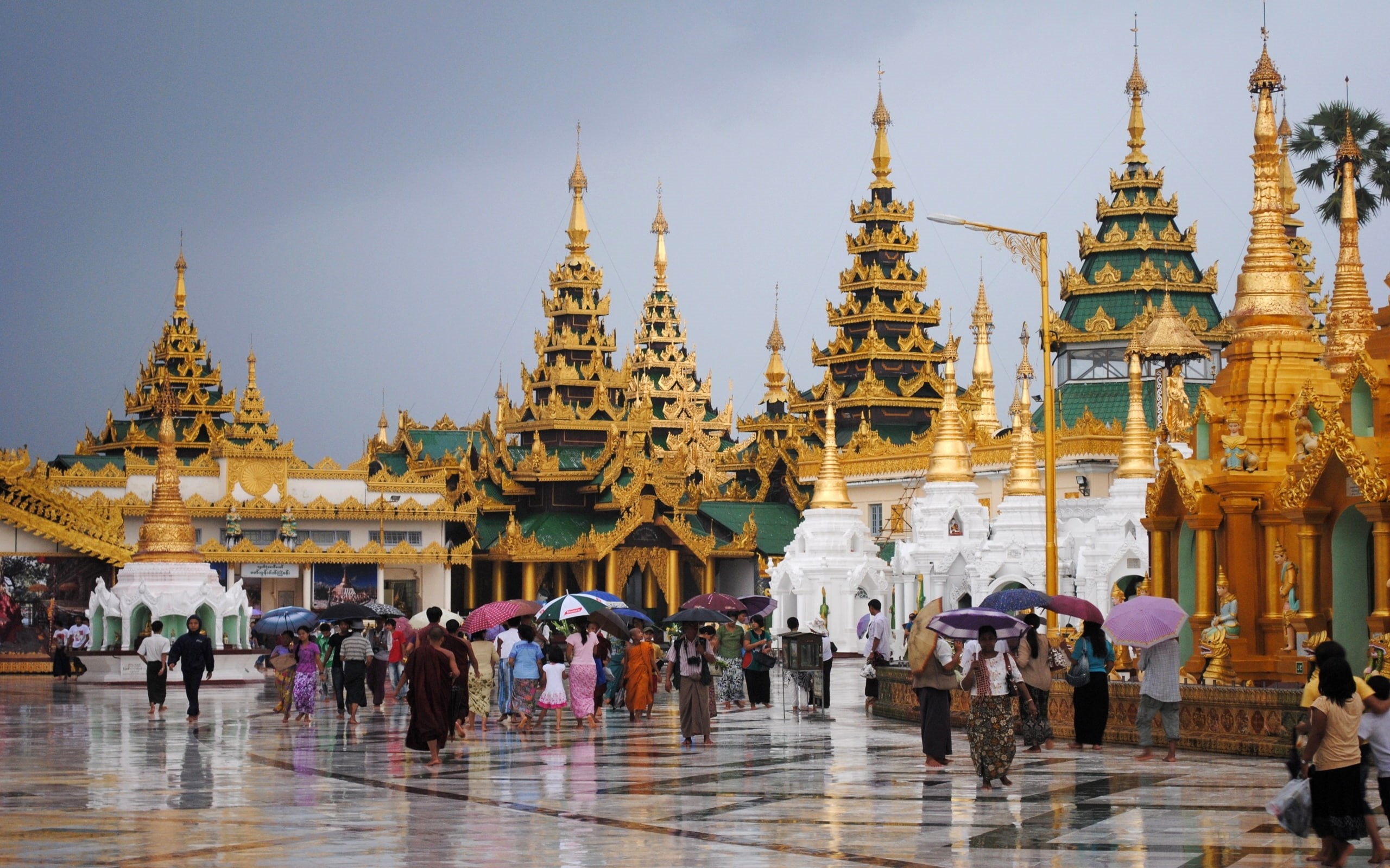 pagoda, dsc, 2K, shwedagon, HD Wallpaper