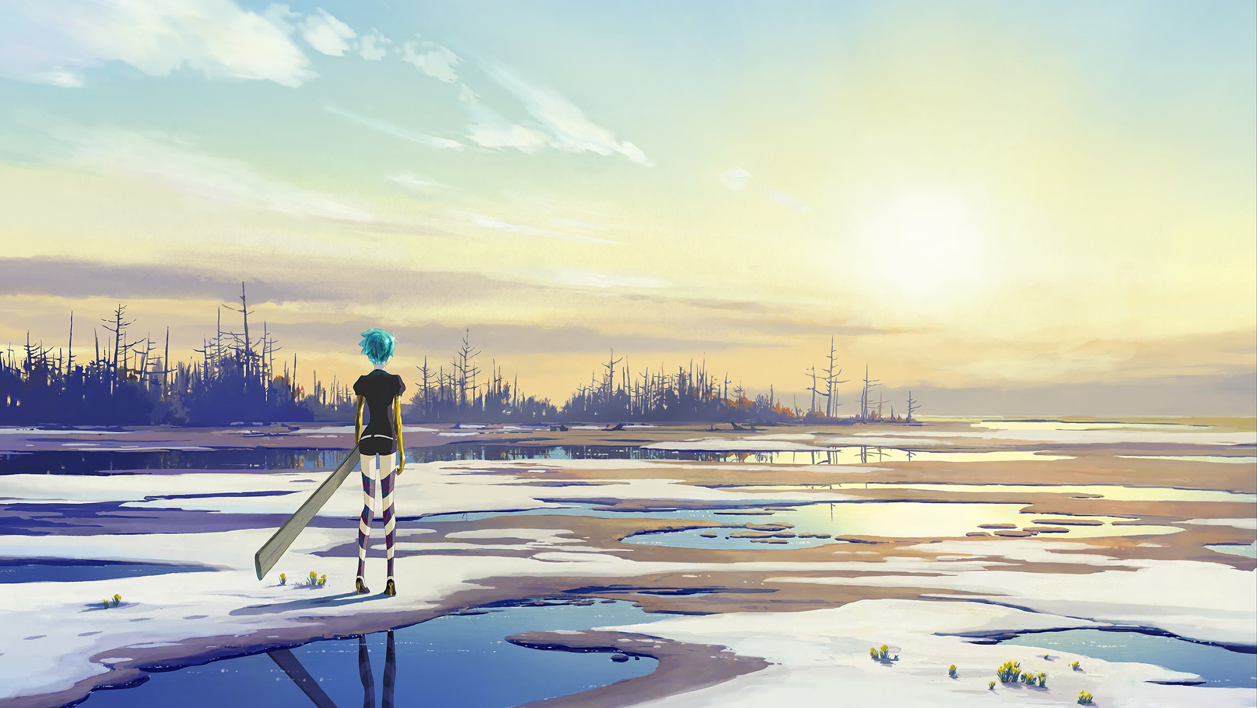 2K, Houseki no kuni, Phos (Houseki no Kuni), jewels, HD Wallpaper