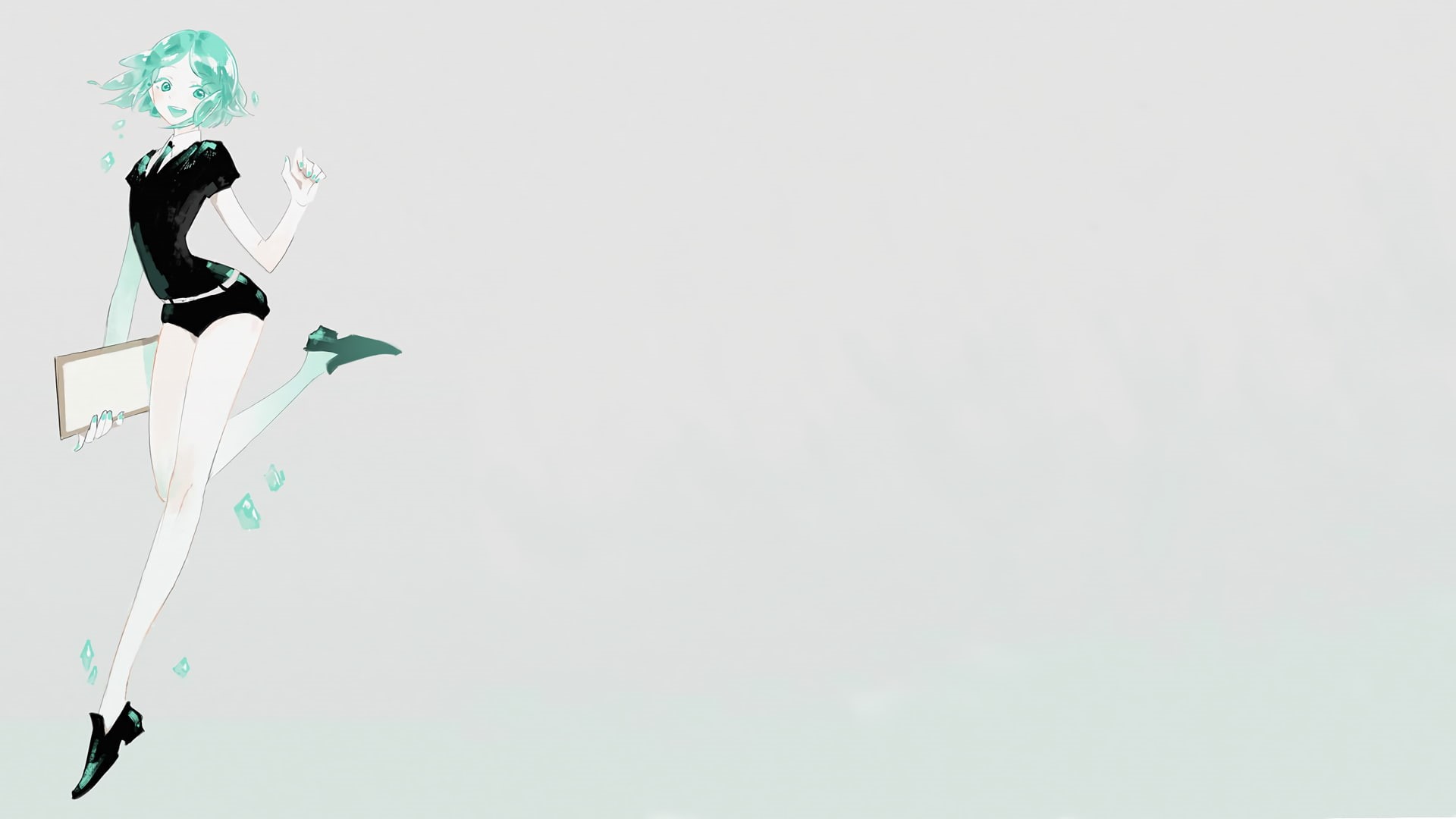 1080P, Houseki no kuni, simple background, Phos (Houseki no Kuni), HD Wallpaper