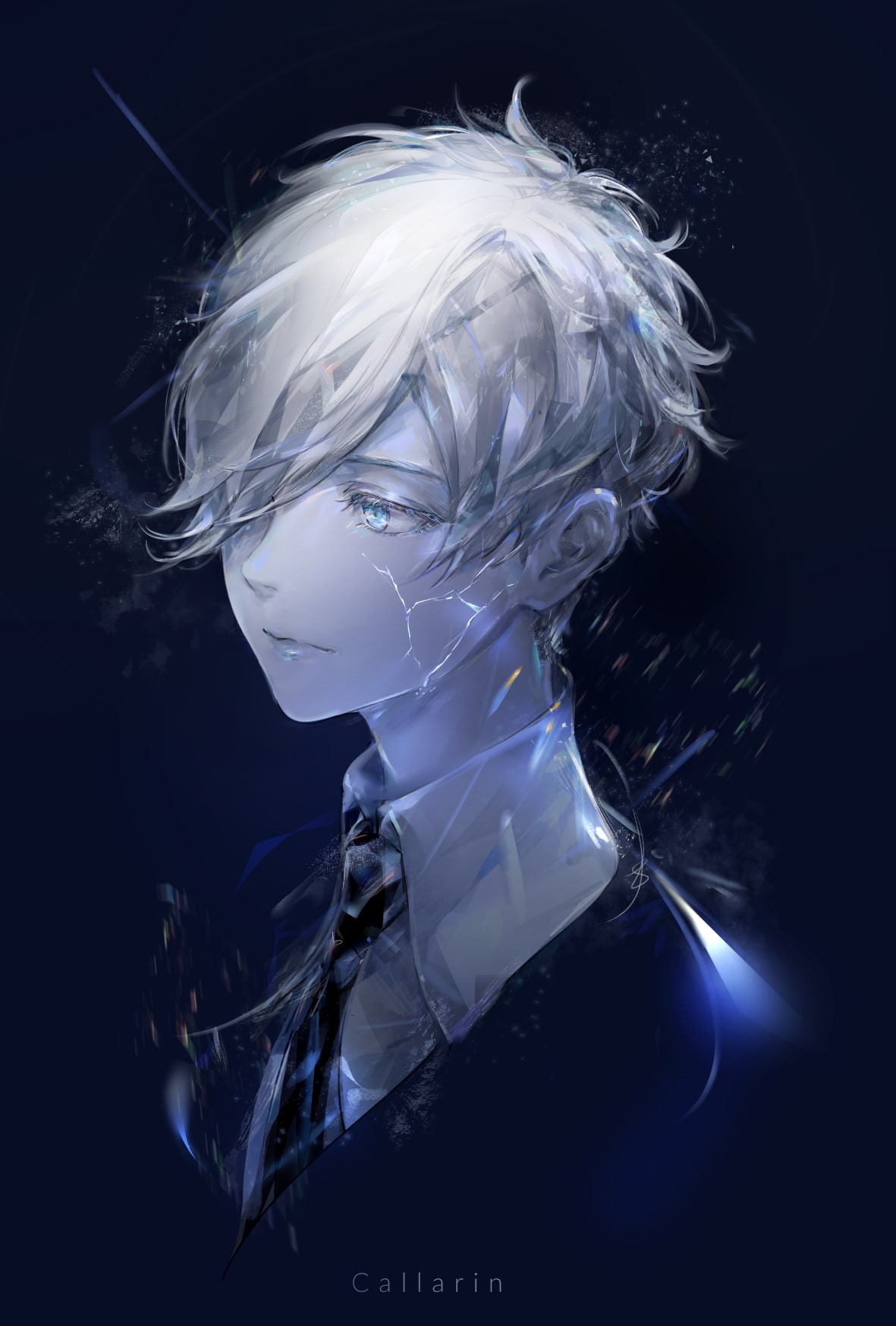 Phos (Houseki no Kuni), Antarcticite (Houseki no Kuni), portrait, 720P, Houseki no kuni, Phone HD Wallpaper