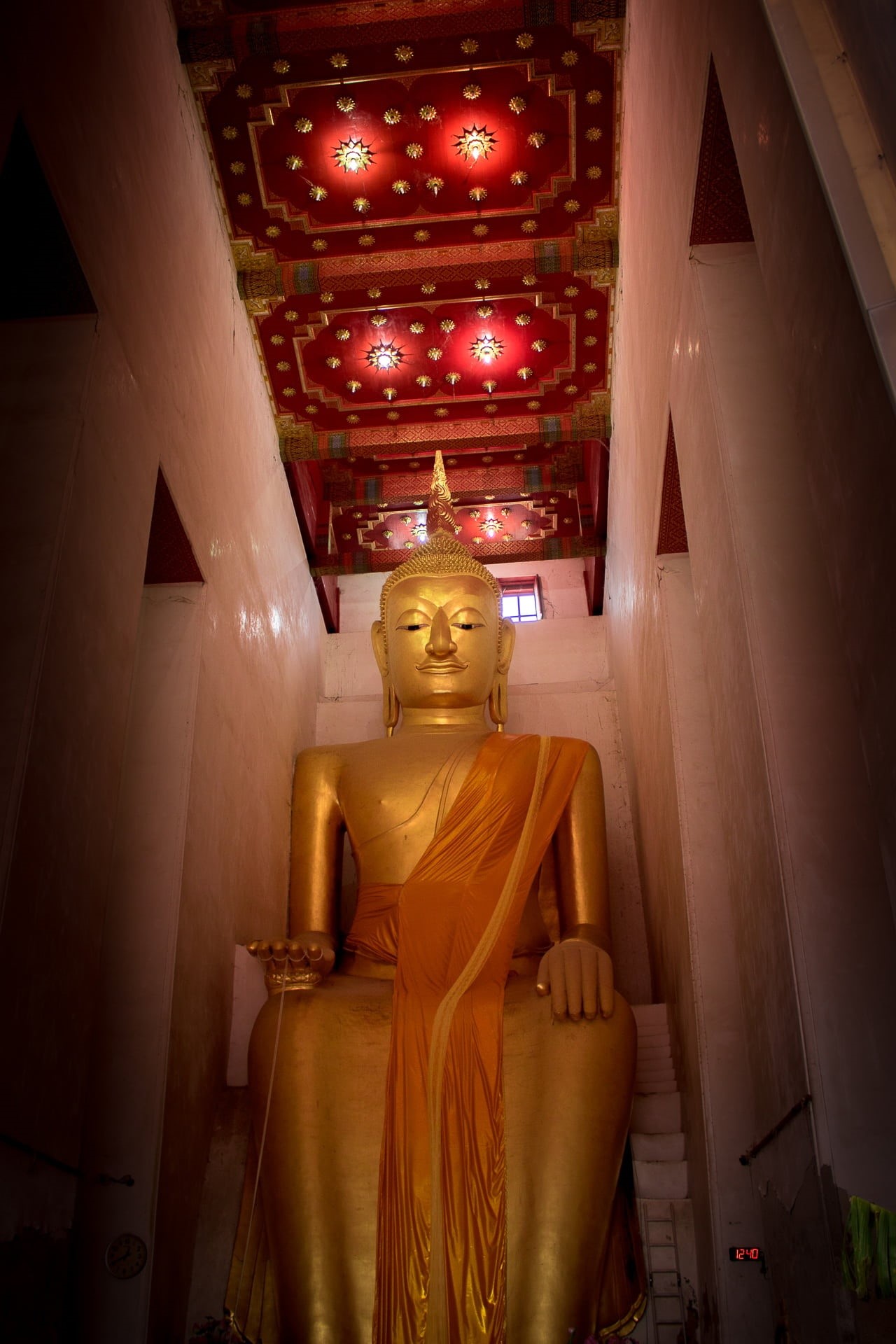 built structure, no people, building, buddhism, wat pa valley life, idol, representation, luang pho toh, asia, 1080P, art and craft, male likeness, belief, Phone HD Wallpaper