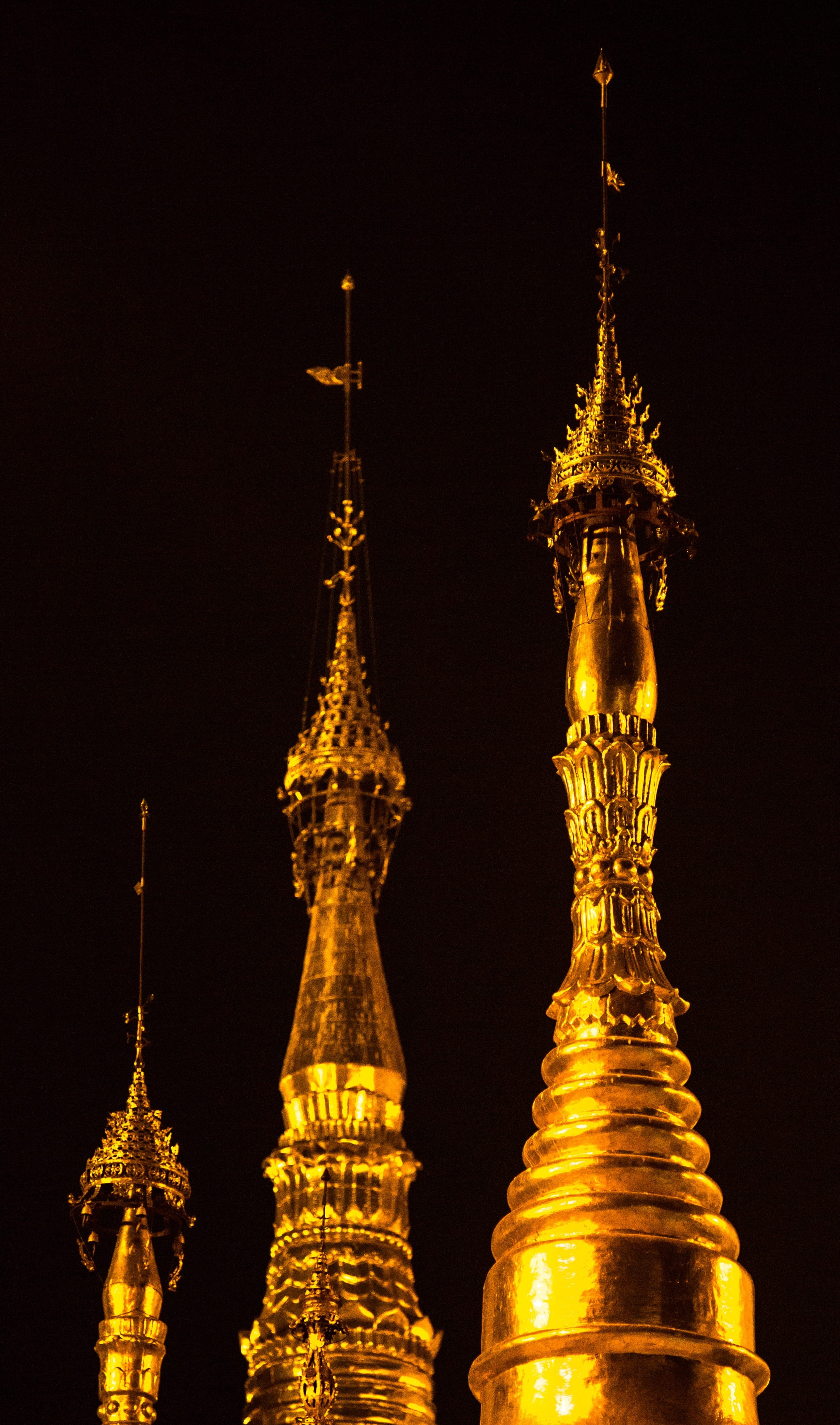 myanmar burma, black background, nature, city, tourism, outdoors, architecture, no people, yangon-myanmar, travel, spirituality, Measure, Myanmar, travel destinations, Phone HD Wallpaper