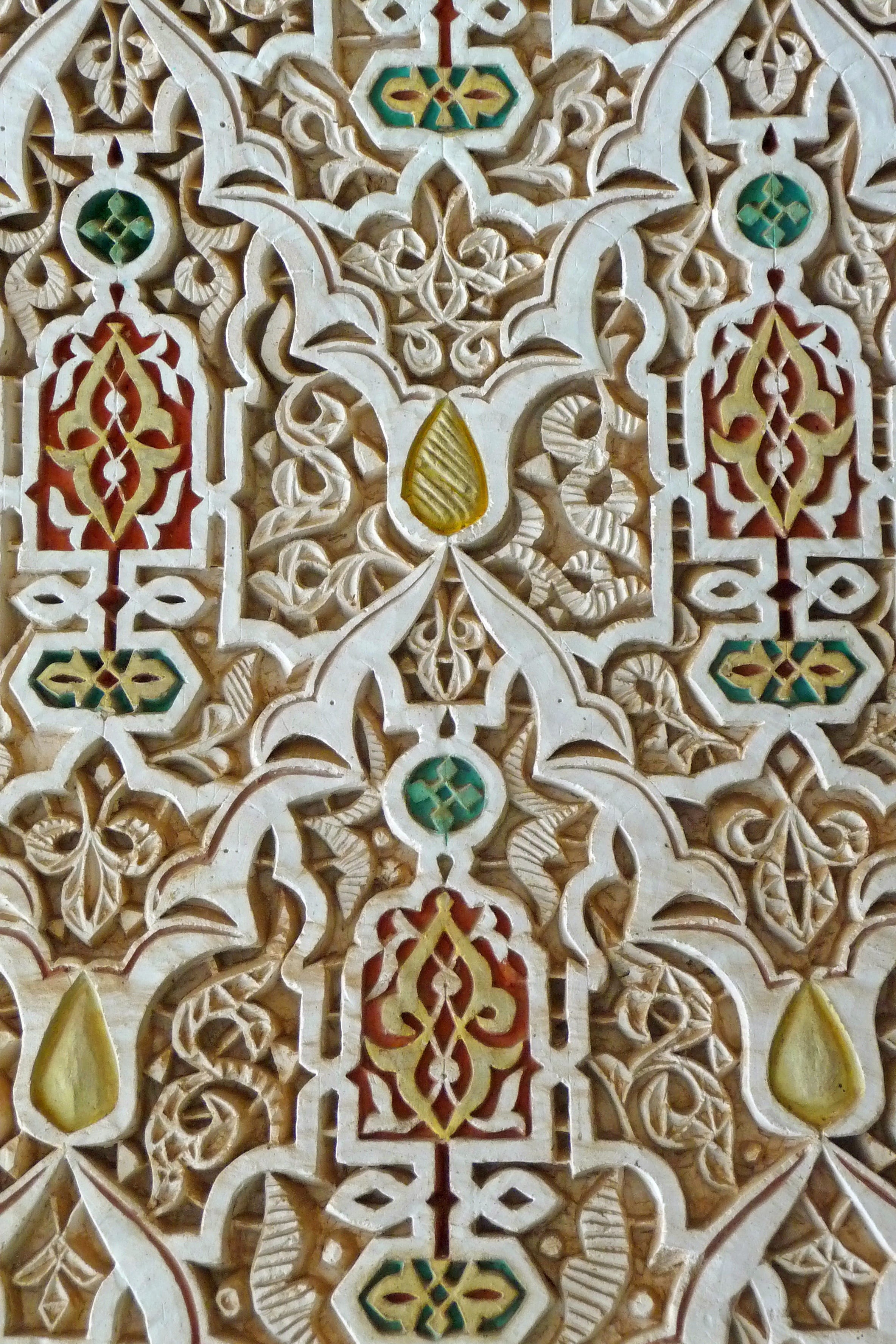 palace, spirituality, ornate, place of worship, palais, creativity, moroccan, marrakech, décoration, design, traditional, arabic, maroc, floral pattern, Phone HD Wallpaper
