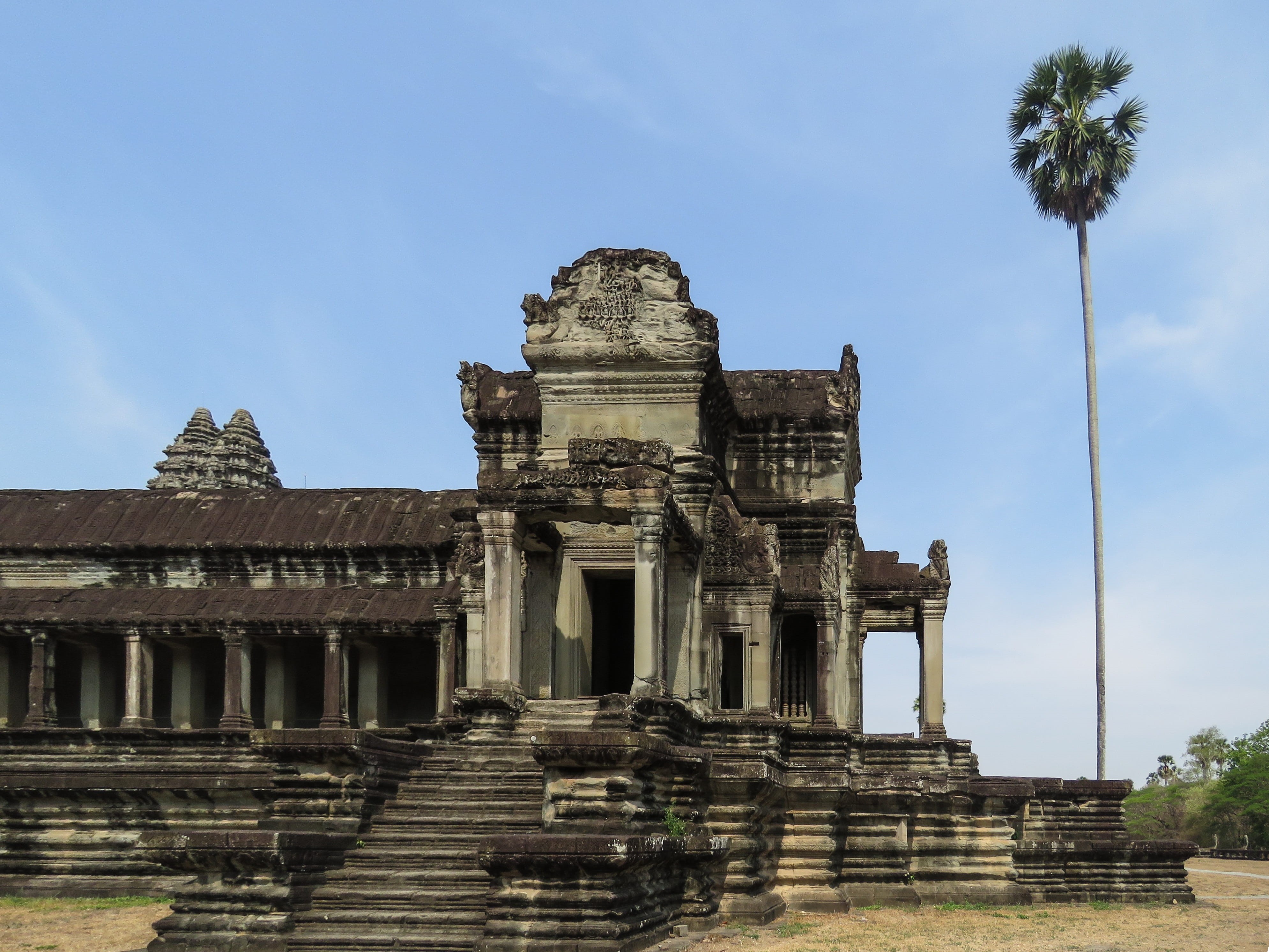 reap, Temple, hindu, ruined, hinduism, old ruin, Wat, asia, tourism, ancient, site, attraction, khmer, no people, nature, Cambodia, buddhism, old, archaeology, HD Wallpaper