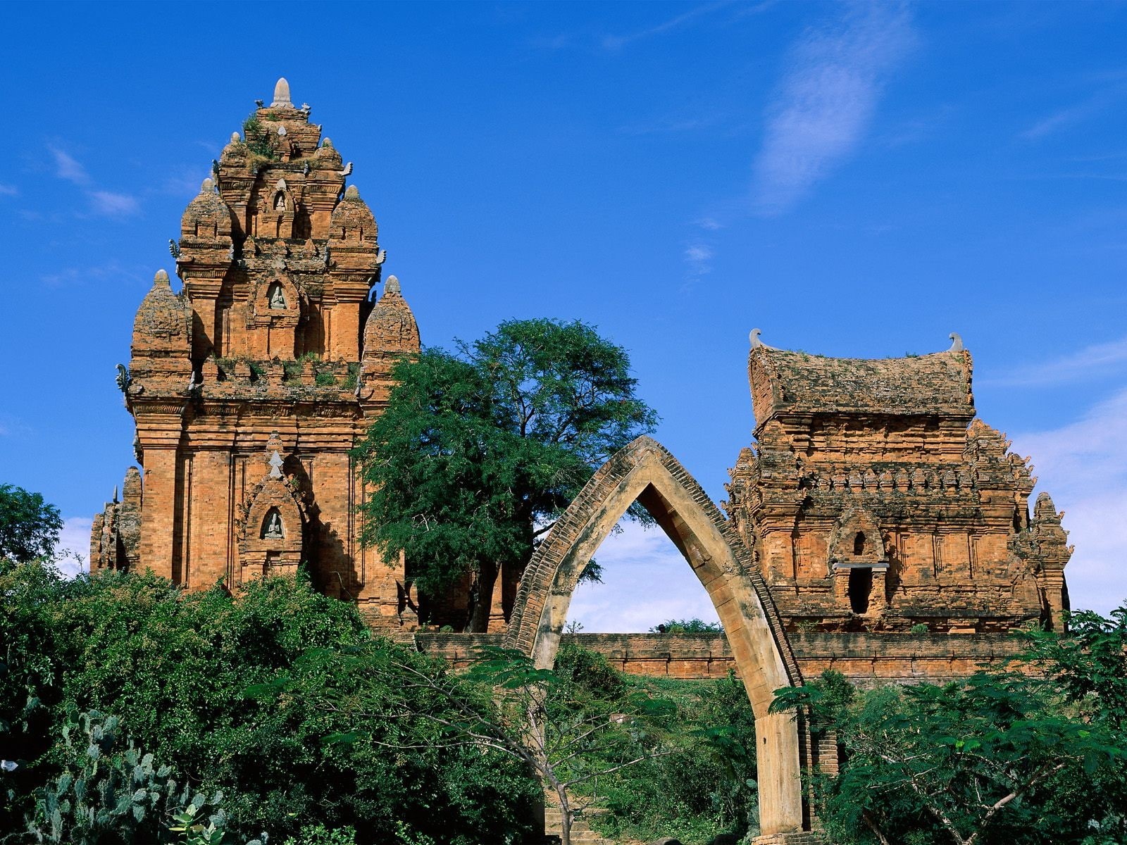 temple, Hinduism, ruin, Vietnam, 720P, ruins, HD Wallpaper