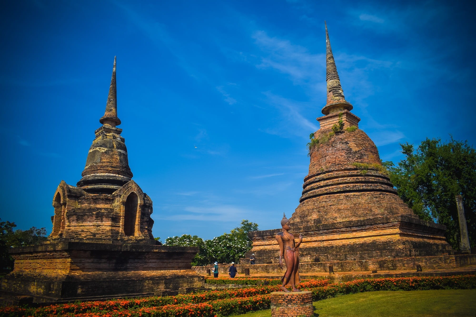 place of worship, stupa, travel destinations, travel, building exterior, the ancient city, historical, city, built structure, Park, outdoors, the past, HD Wallpaper