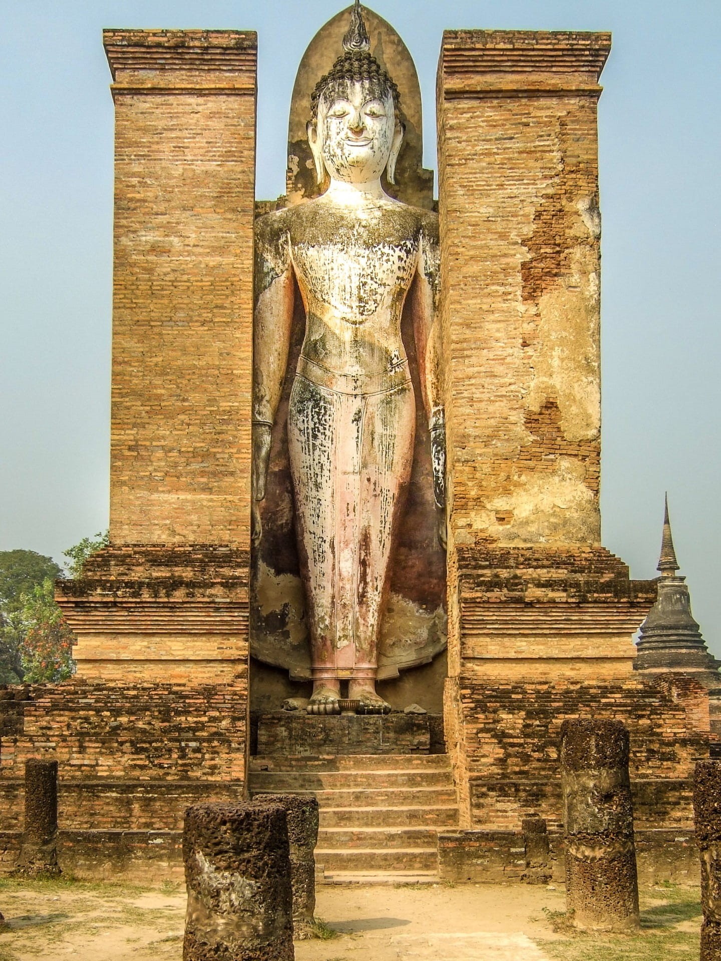 spirituality, sculpture, built structure, representation, ancient civilization, temple - Building, Buddhism, Temple, 1080P, no people, human representation, Phone HD Wallpaper