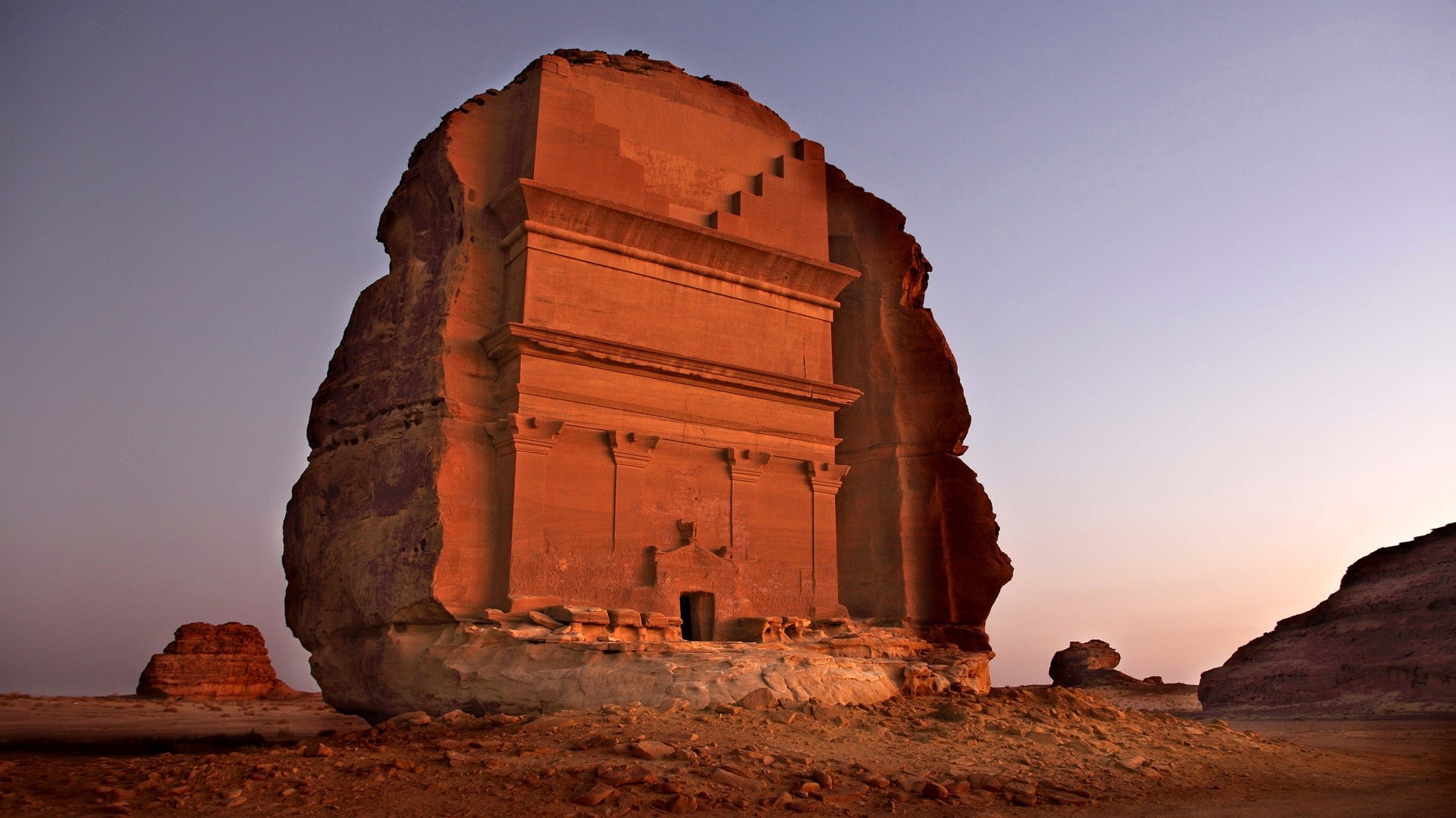 landscape, ruin, desert, 1080P, archeology, HD Wallpaper