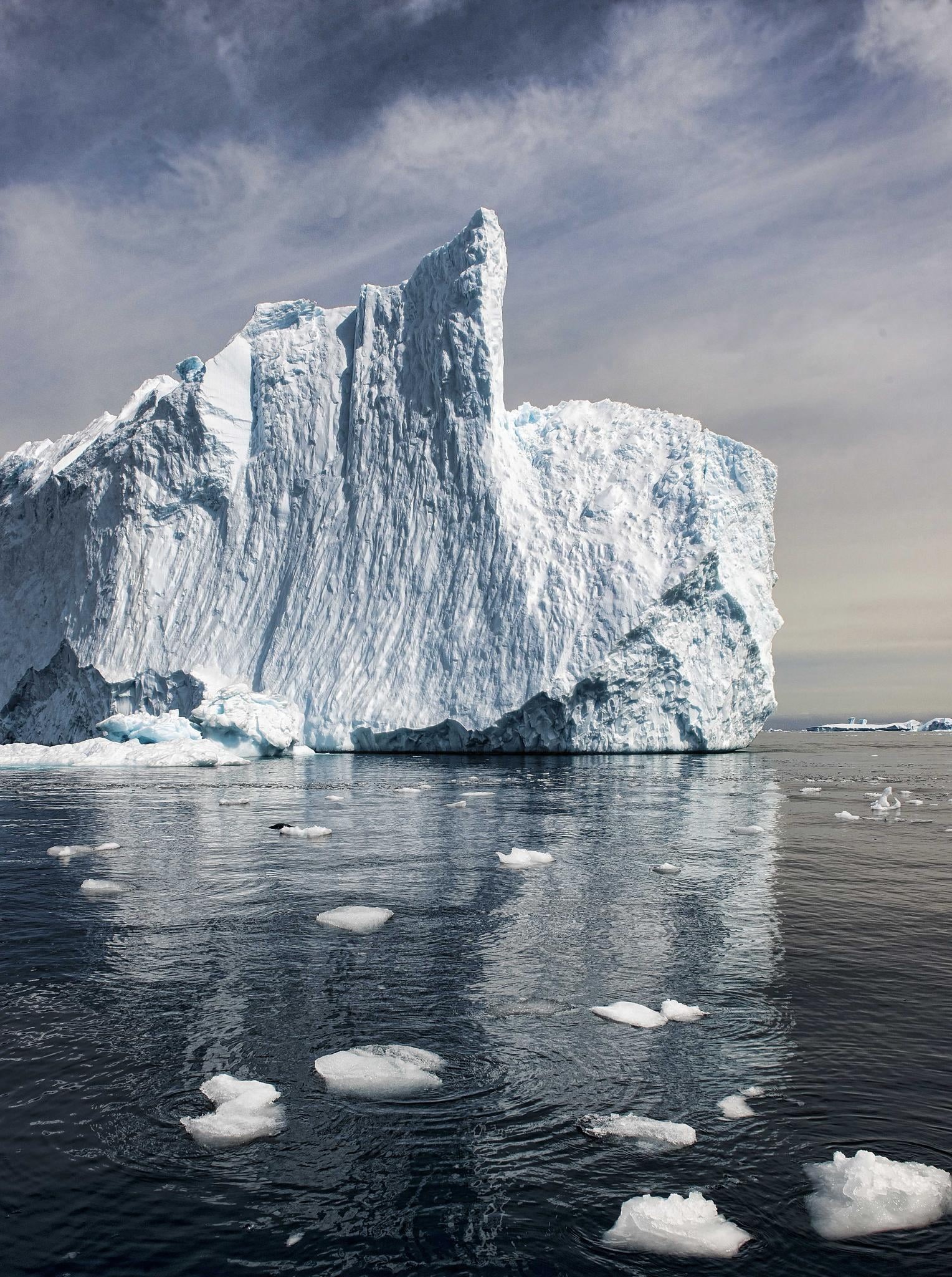 white, iceberg - Ice Formation, snow, ice Floe, nature, body of water, arctic, south Pole, landscape, blue, ice, cold - Temperature, frozen, scenics, Christopher Michel, Phone HD Wallpaper