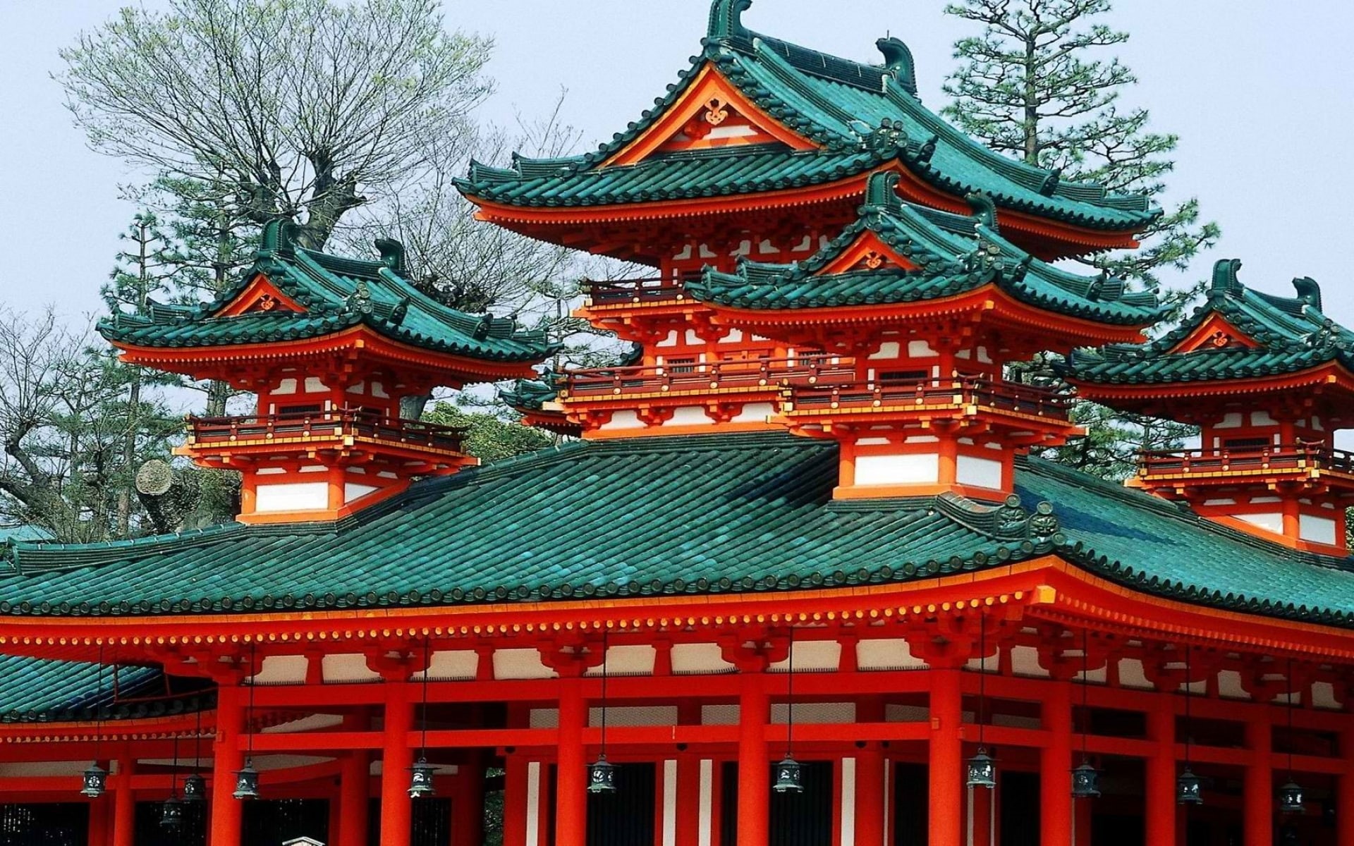 Heian Shrine, 1080P, Religious, HD Wallpaper