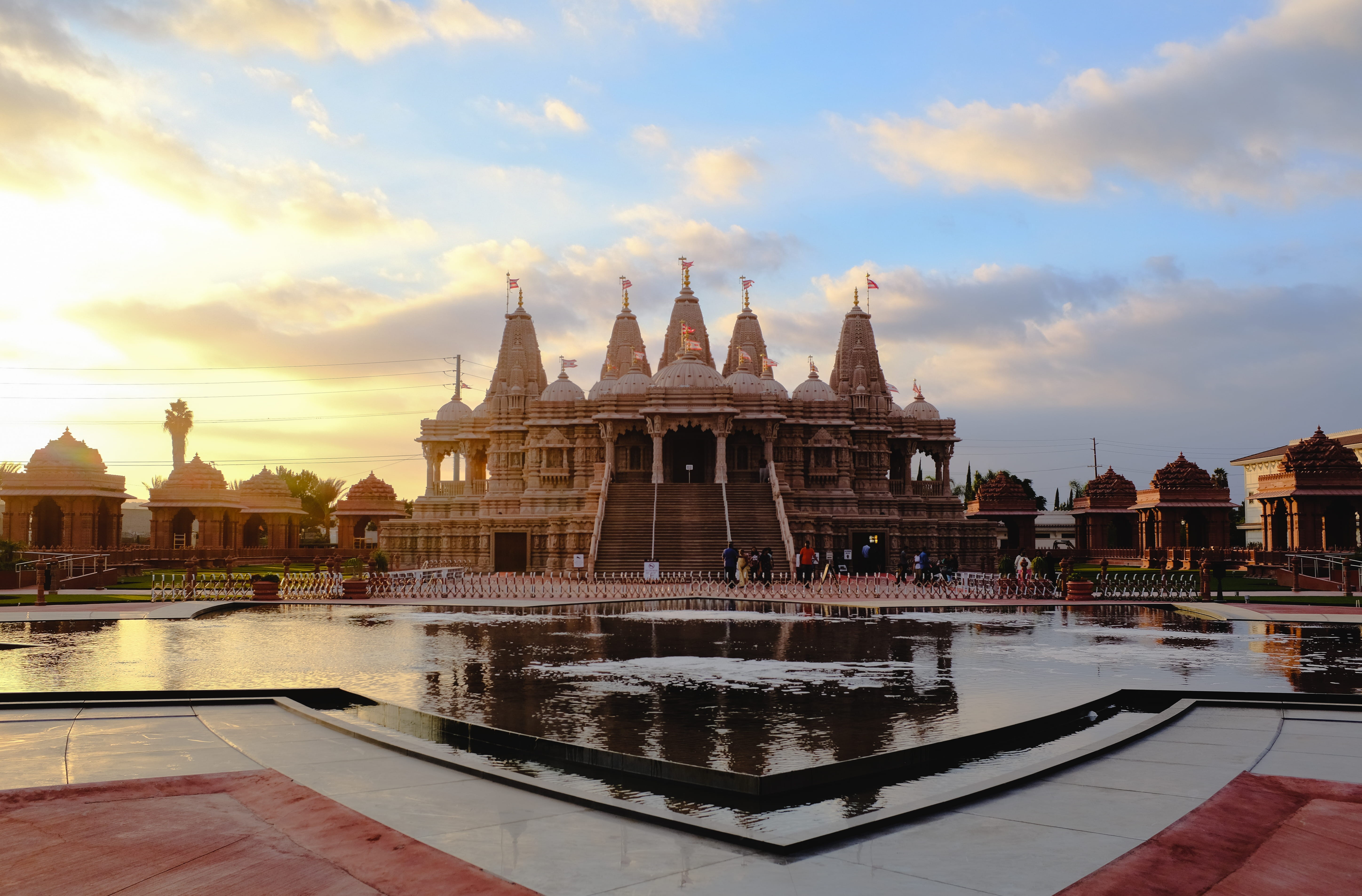 building, travel, belief, nature, building exterior, travel destinations, history, chino hills, place of worship, built structure, outdoors, sunset, religion, HD Wallpaper