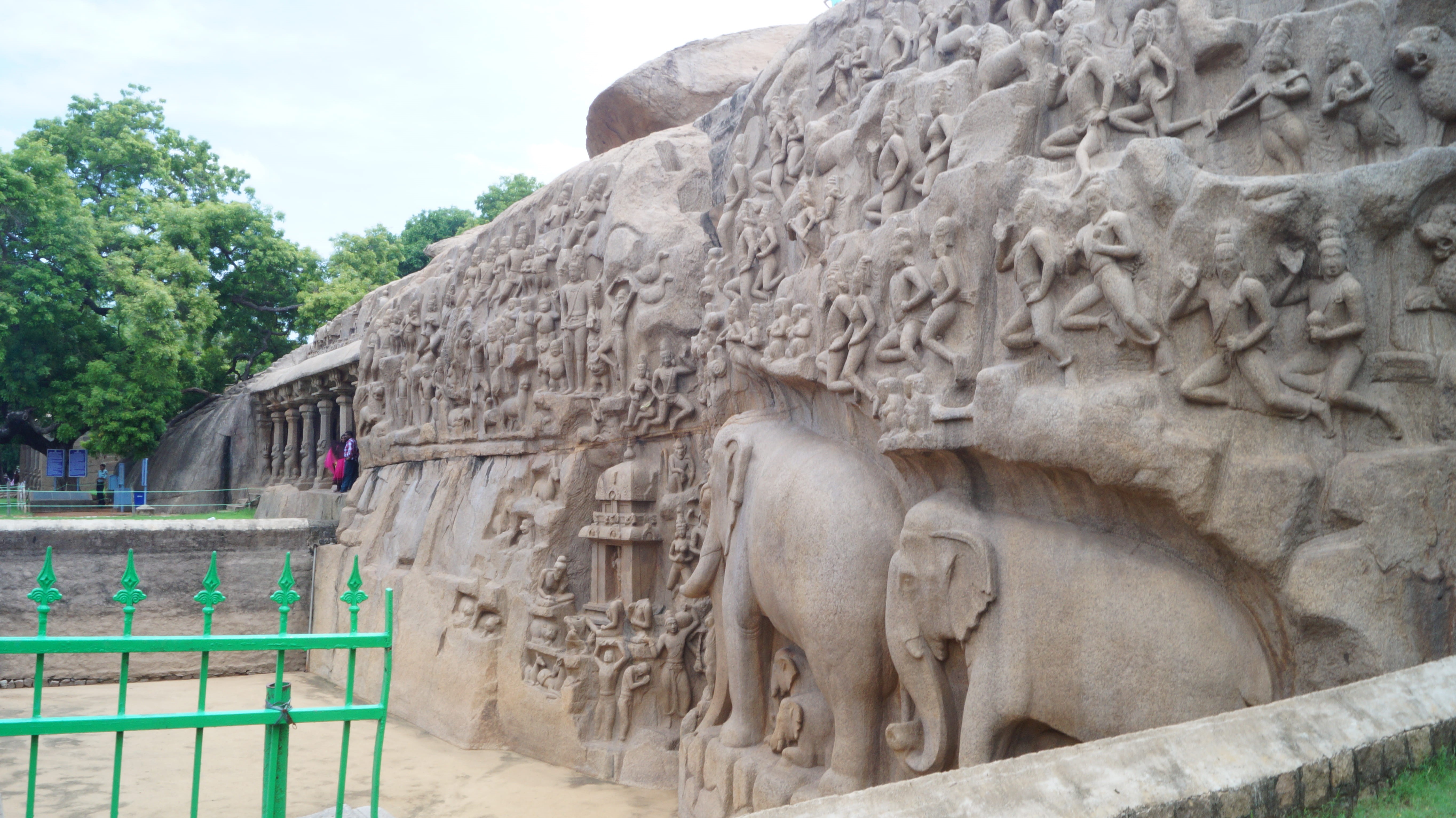art and craft, stonework, tree, male likeness, historyofindia, stonecarving, carving - craft product, india, sky, outdoors, mahabalipuram, mahapalipuram, HD Wallpaper