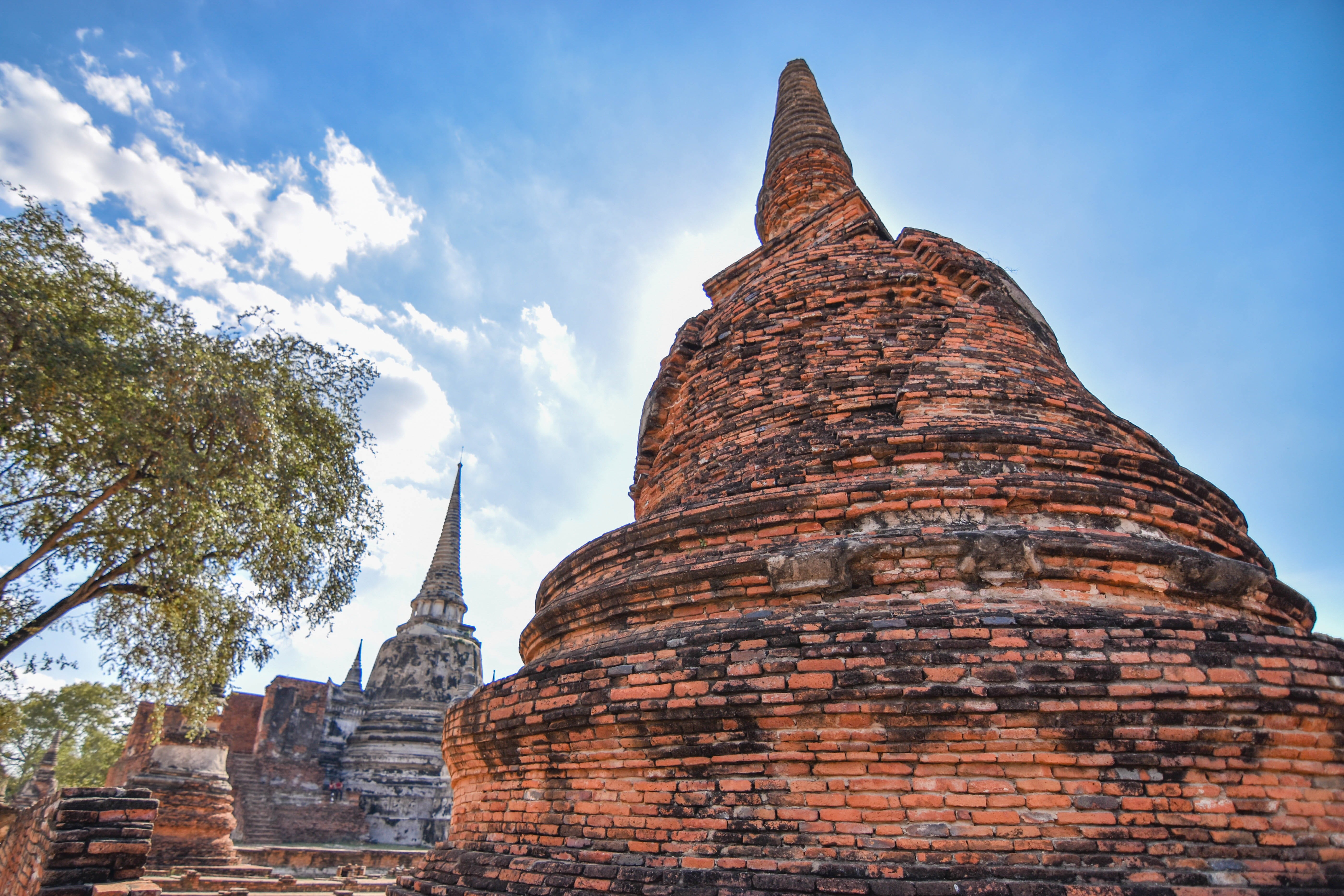 faith, the past, religion, art, sky, nature, spirituality, building, 5K, measure, old city, place of worship, belief, thailand, day, no people, architecture, HD Wallpaper