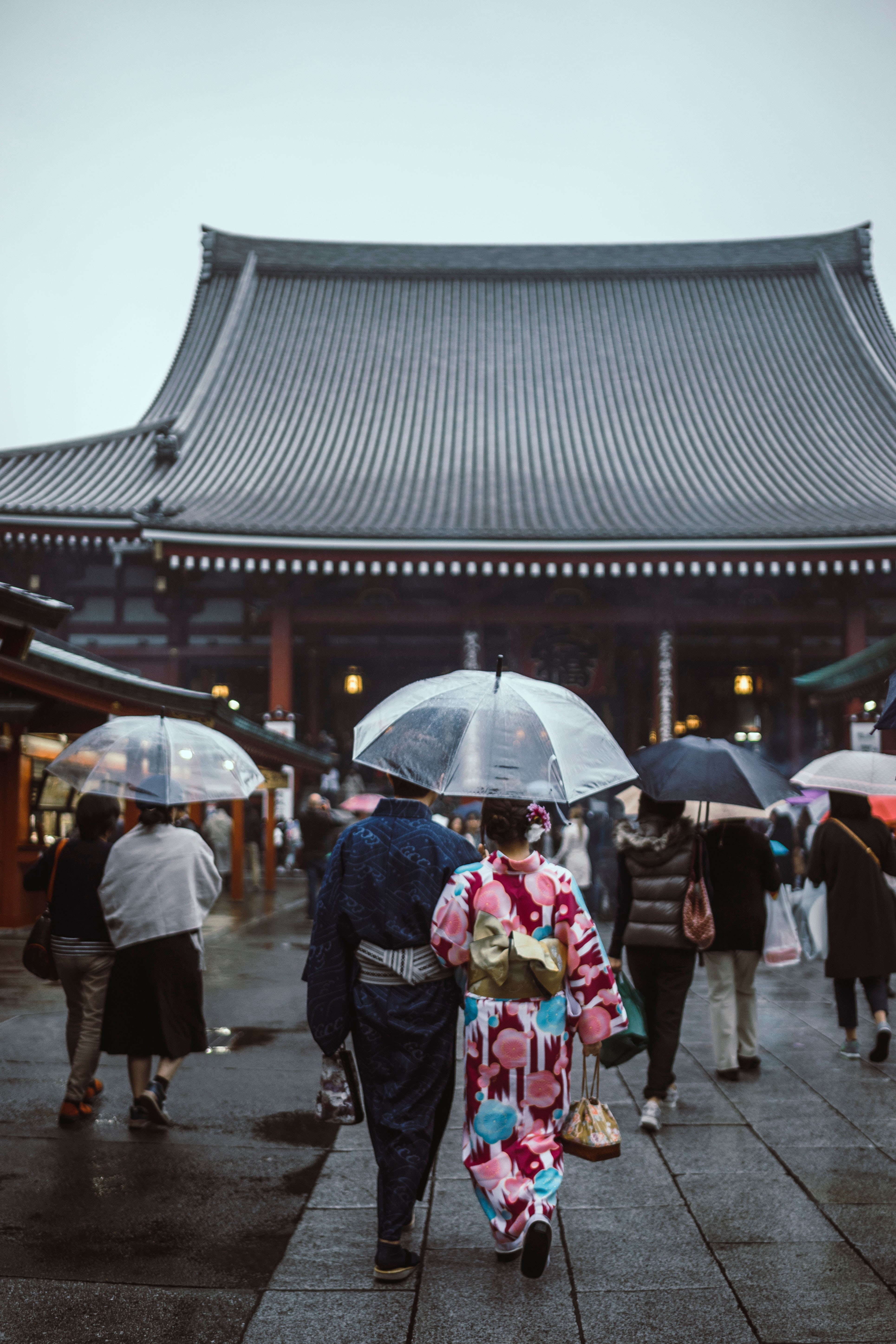 travel, group of people, building exterior, street, asia, lantern, umbrella, japanese Culture, men, daytime, kyoto City, temple, adult, handbag, asian, Phone HD Wallpaper