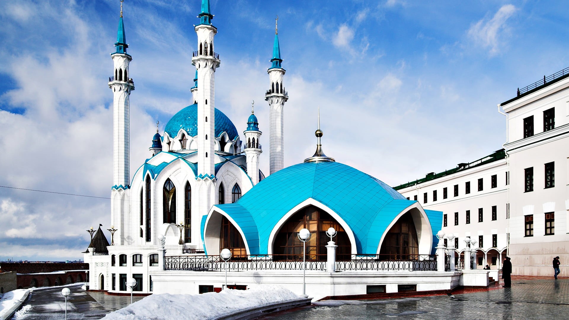 tatarstan, belief, nature, tower, travel Destinations, 1080P, sky, built Structure, place of worship, spirituality, history, church, cityscape, mosque, HD Wallpaper