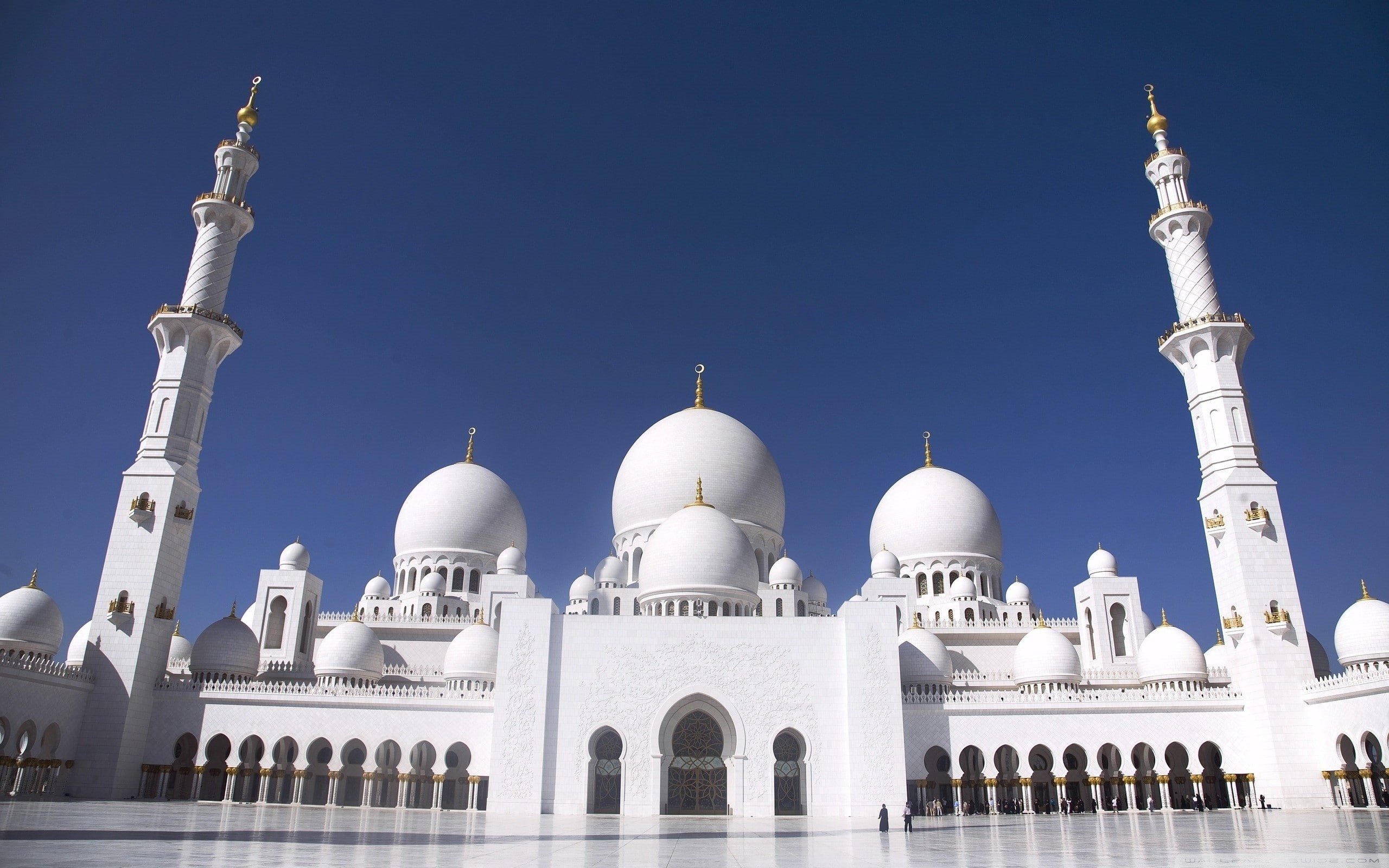 building, 2K, architecture, Abu Dhabi, mosque, HD Wallpaper