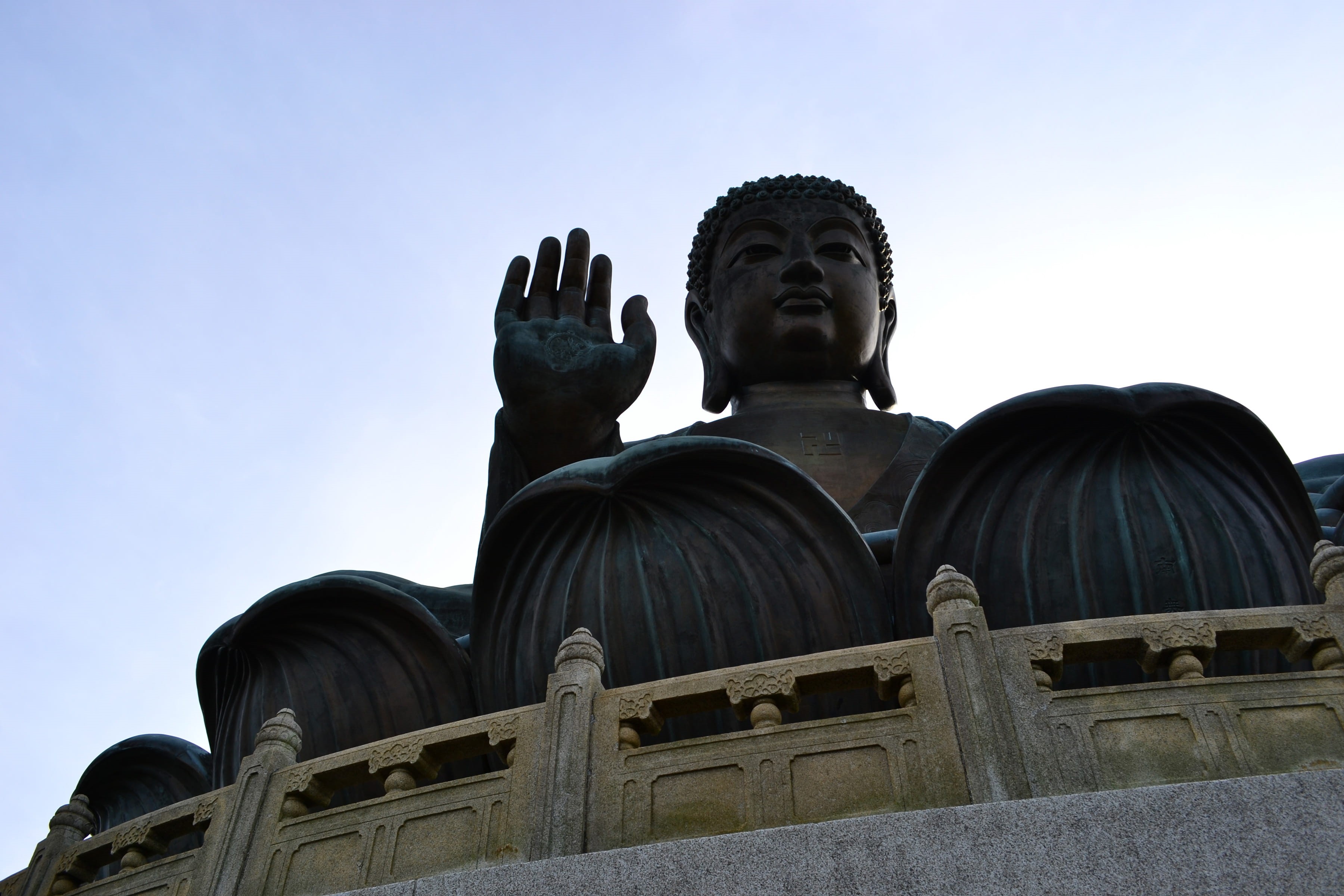 lantau island, hong kong, no people, place of worship, china, creativity, sky, idol, ngong ping, 2K, spirituality, religion, architecture, great buddah, HD Wallpaper