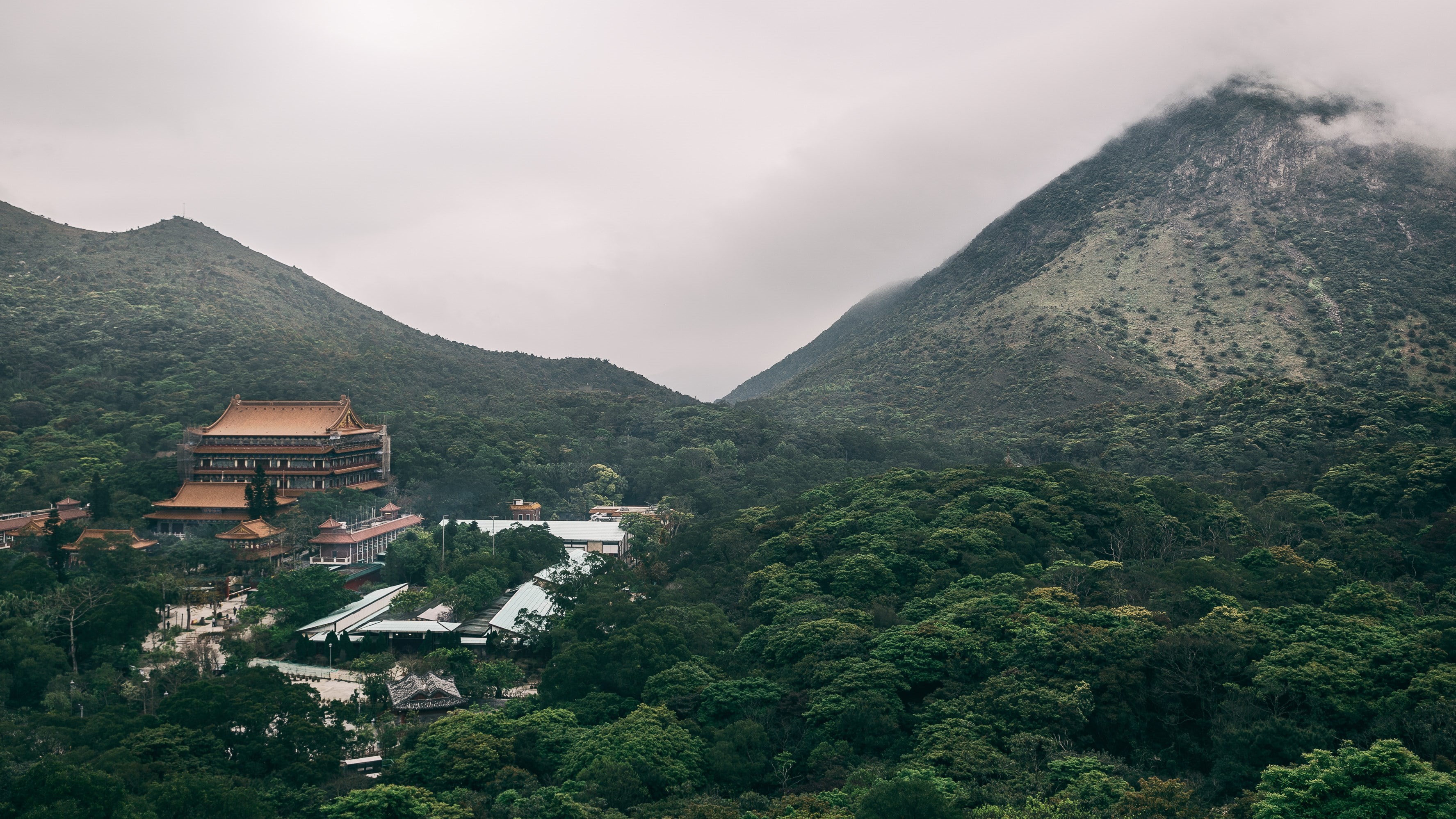 2K, po lin monastery, HD Wallpaper