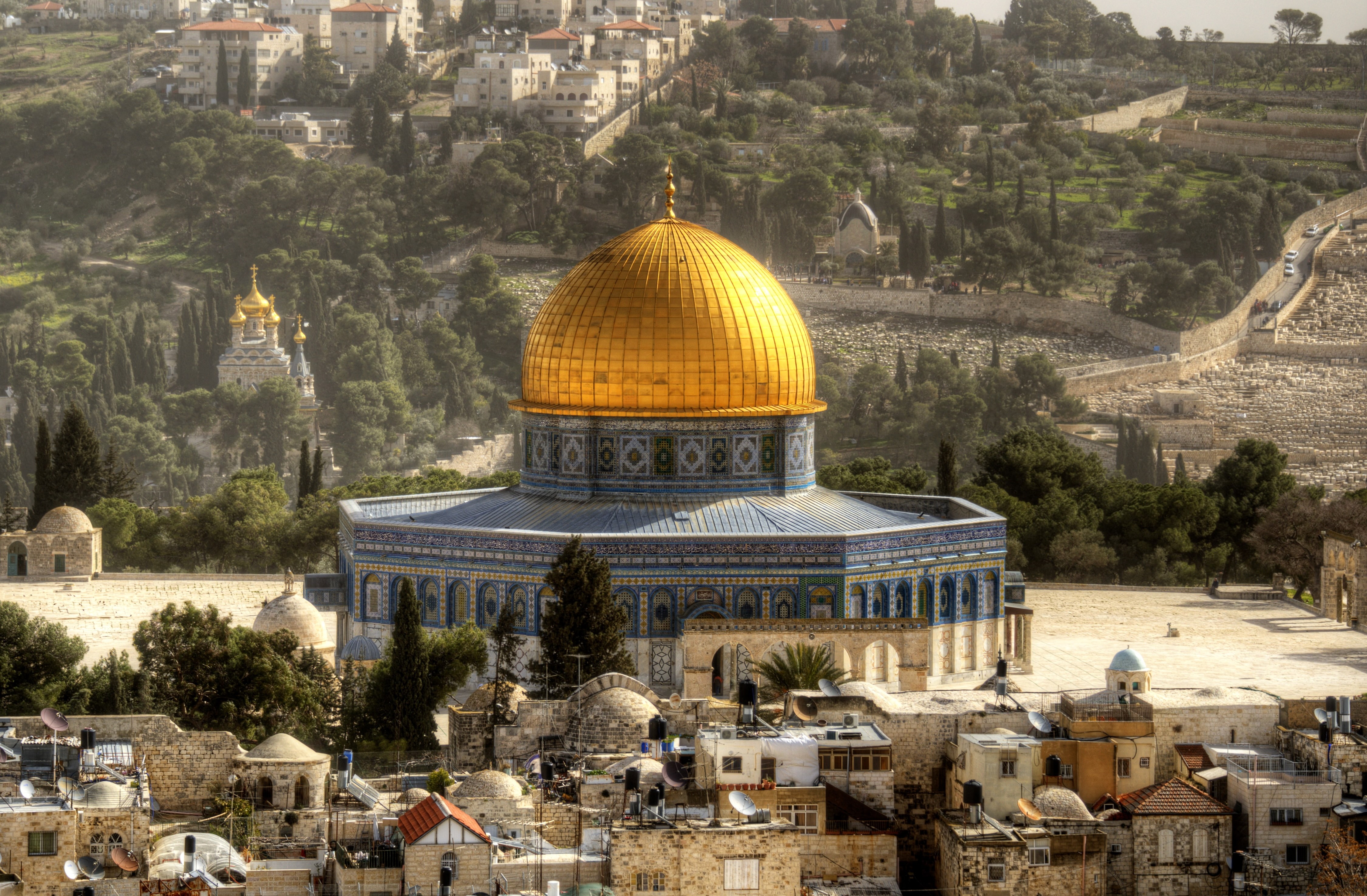 landscape, home, Israel, Jerusalem, 4K, temple, the dome, HD Wallpaper