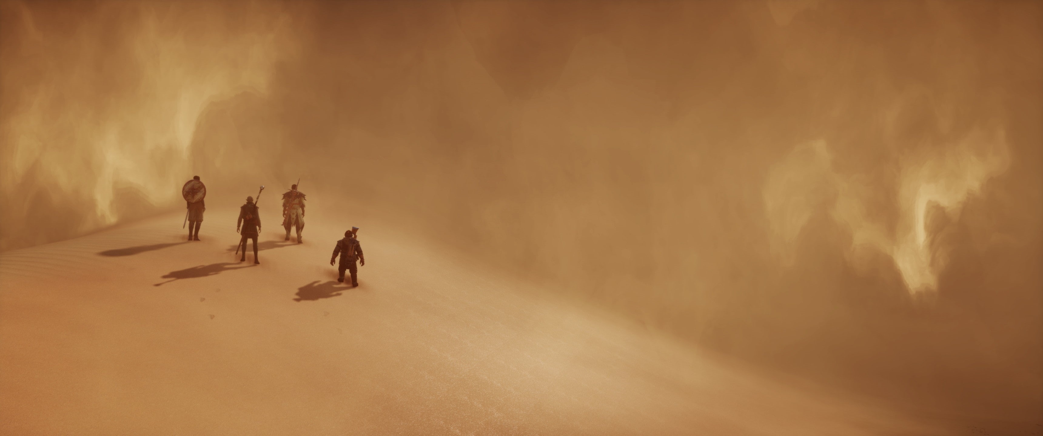 dune, sand, 2K, desert, fantasy art, Dragon Age Inquisition, HD Wallpaper