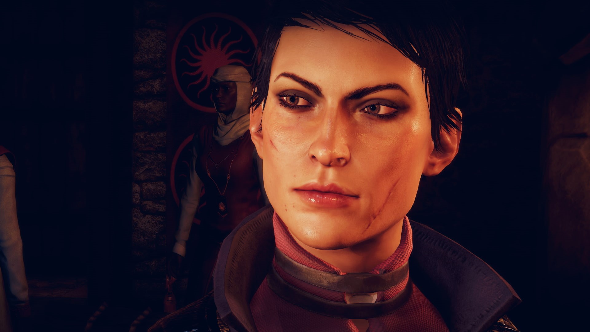females, indoors, beauty, young women, headshot, Dragon Age, 1080P, portrait, fashion, video games, lifestyles, fantasy girl, beautiful woman, one person, HD Wallpaper