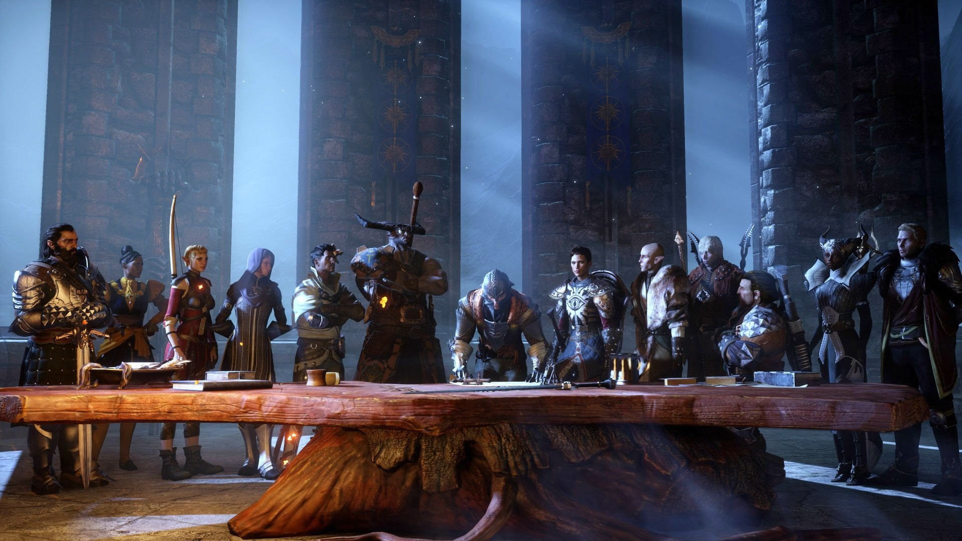 Inquisition, action, 1080P, Fighting, adventure, fantasy, rpg, age, dragon, Origins, warrior, HD Wallpaper