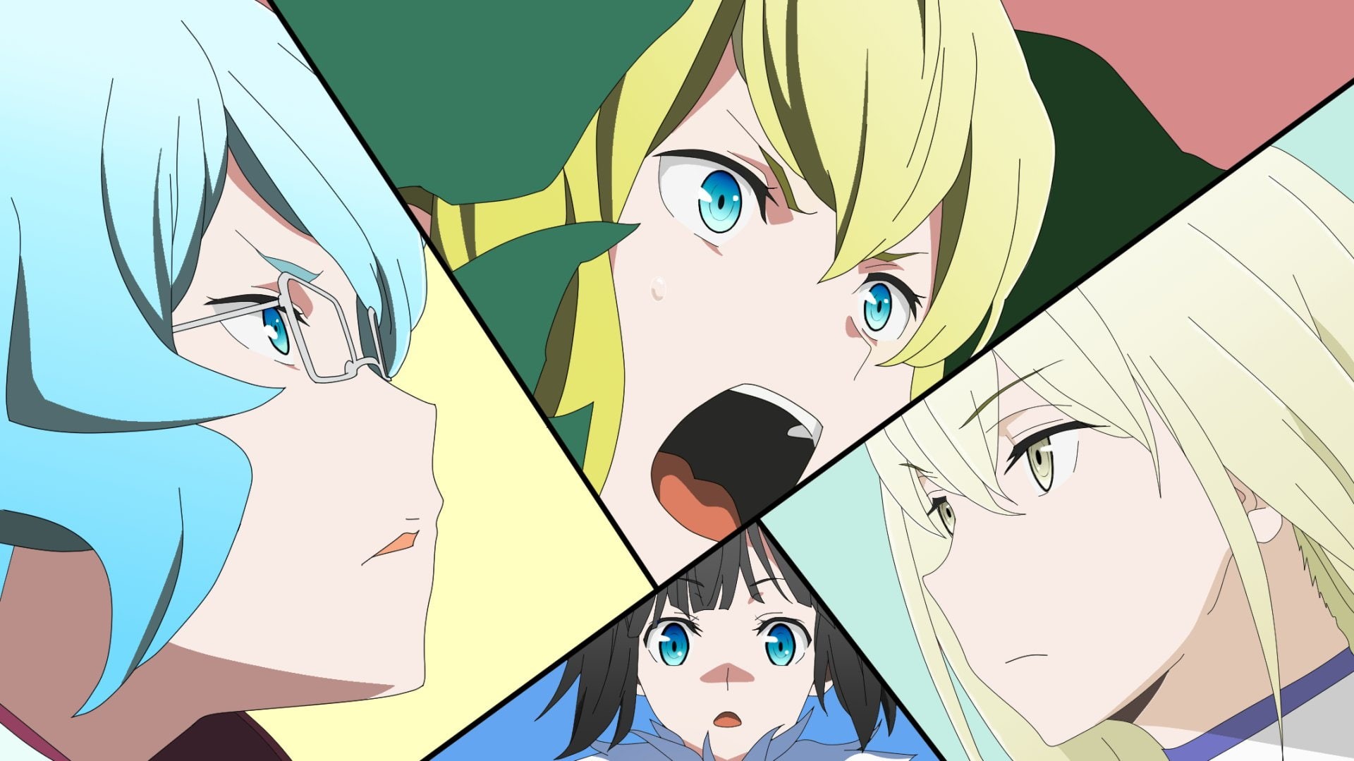 adult, lifestyles, Asfi Al Andromeda, emotion, Ryuu Lyon, archival, 1080P, Anime, sitting, women, water, teenage boys, communication, Is It Wrong to Try to Pick Up Girls in a Dungeon?, HD Wallpaper