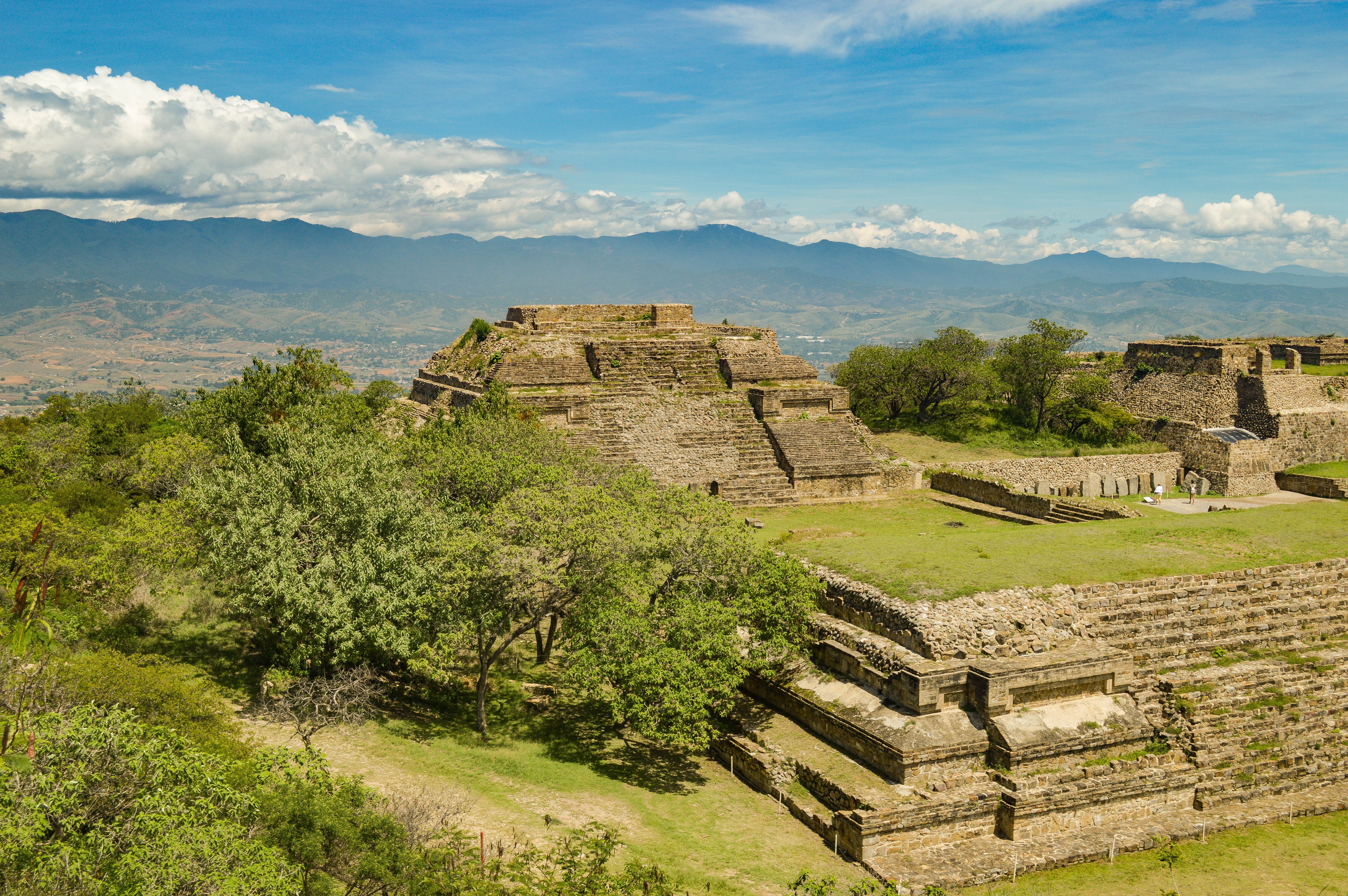 no people, ruins, america, mexico, old, trees, outdoors, history, ancient civilization, building, castle, fort, tourist, mountain, architecture, nature, HD Wallpaper