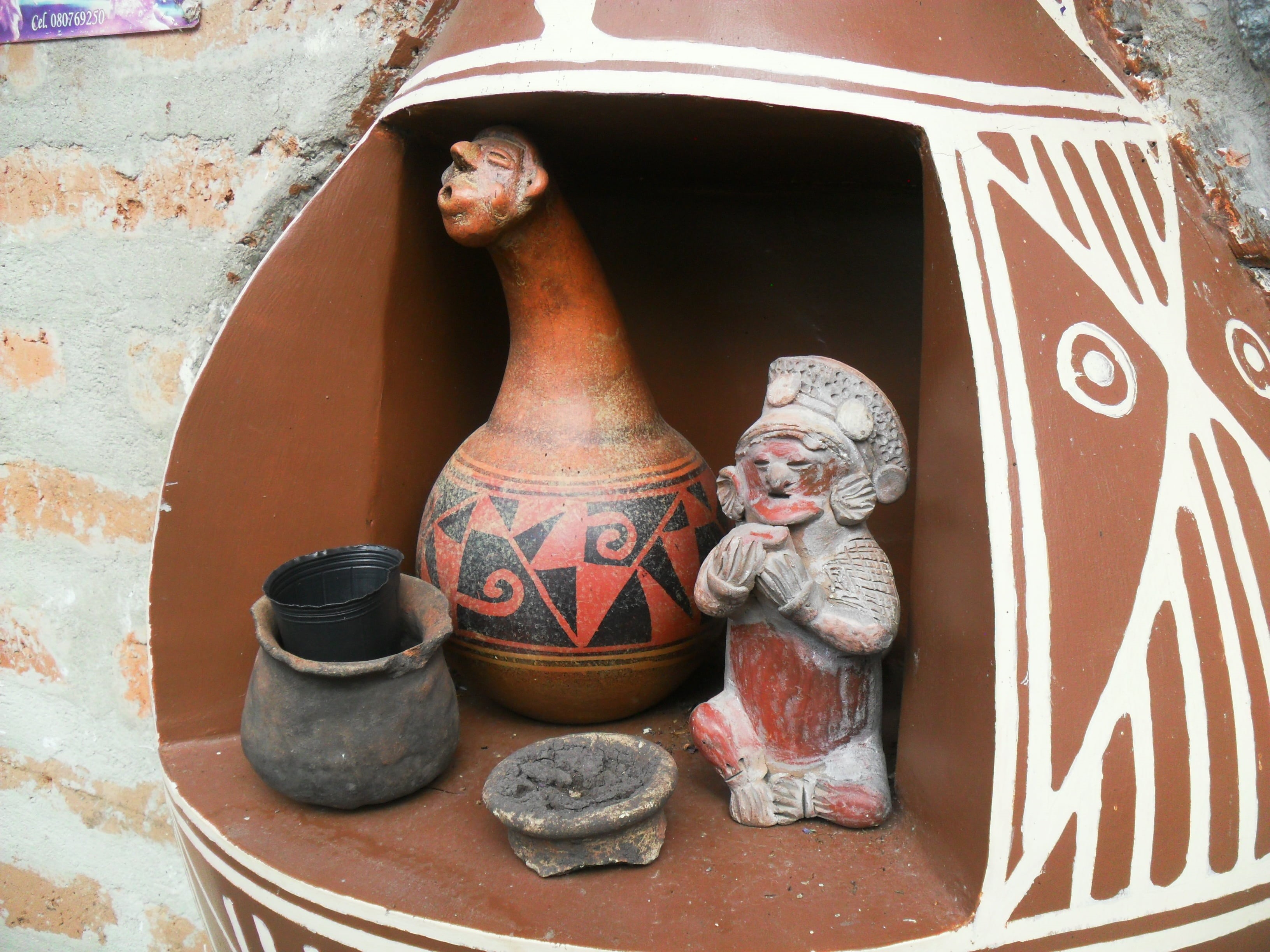 representation, ceramics, architecture, craft, wall - building feature, art and craft, pre columbian, high angle view, sculpture, human representation, HD Wallpaper