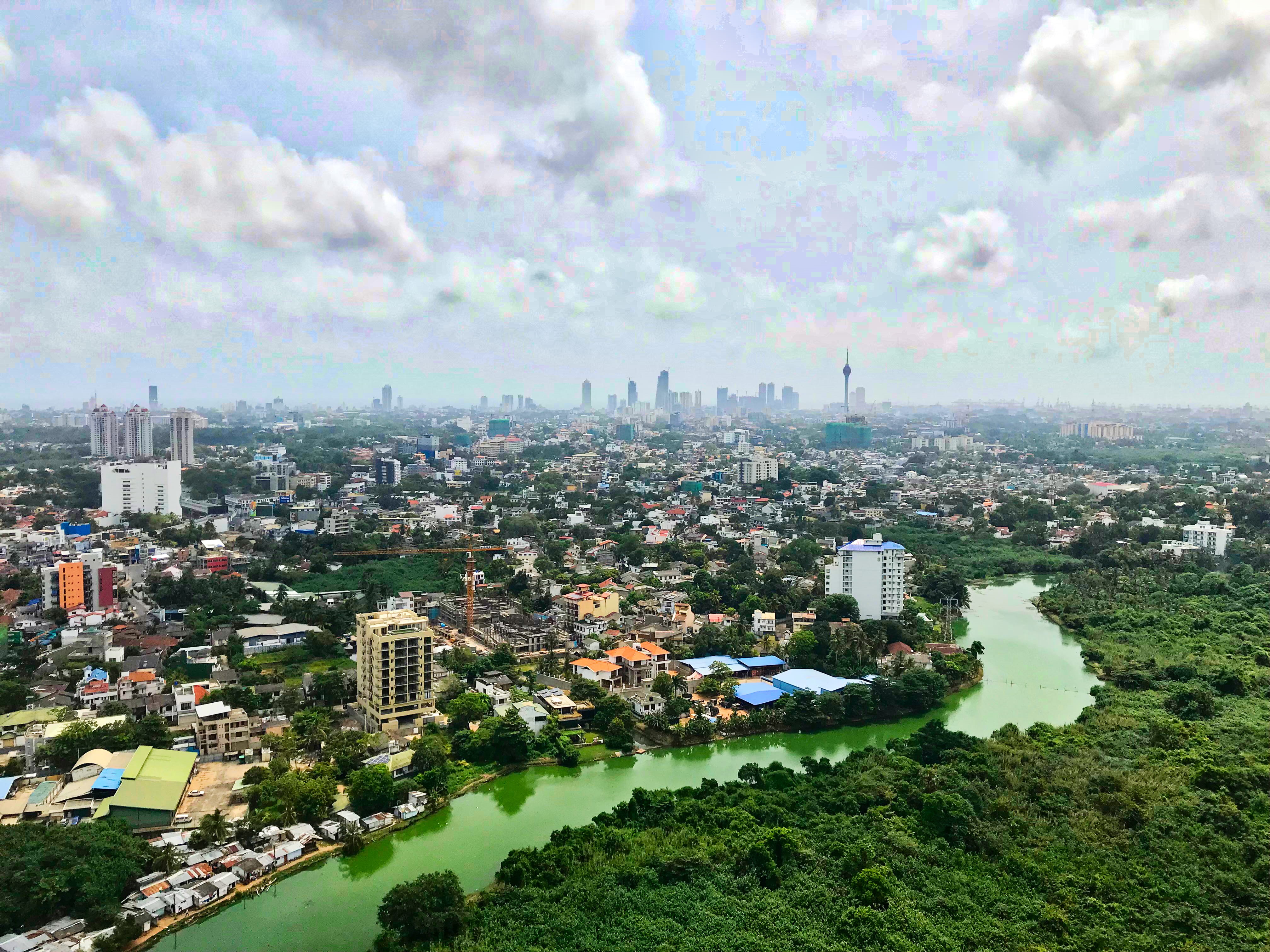 sky, 37 perera mawatha, nature, sri jayawardenepura kotte, day, office building exterior, residential district, skyscraper, financial district, cloud - sky, HD Wallpaper