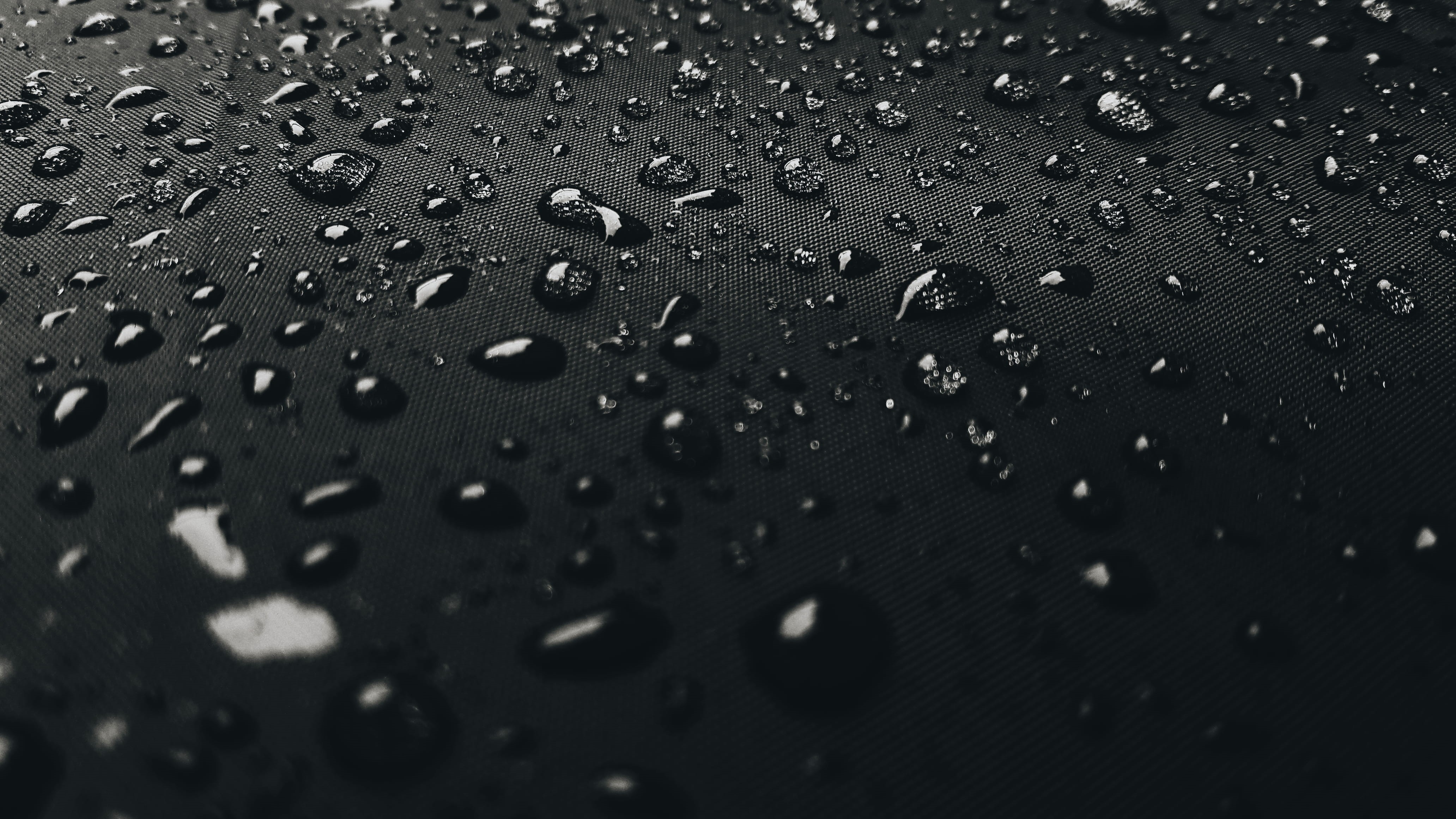 dewdrop, drop, rain, dark, wet, focus, window, texture, 4K, condensation, droplets, raindrops, indoors, full frame, sri lanka, black background, raindrop, HD Wallpaper