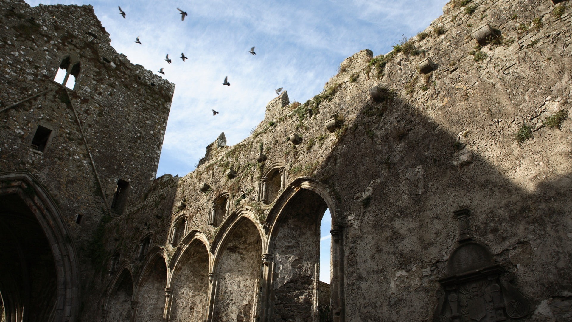 medieval, history, ruined, sky, the past, travel destinations, day, outdoors, abandoned, built structure, architecture, arch, church, no people, place of worship, HD Wallpaper