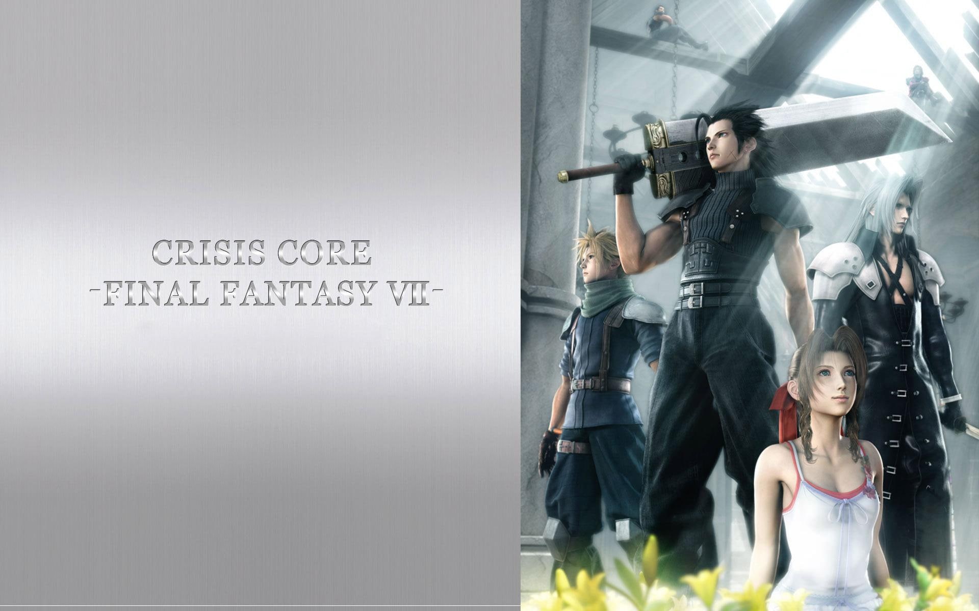 crisis, 1080P, final fantasy vii, games, fantasy, final fantasy, core, 1920x1200, crisis core, final, vii, HD Wallpaper