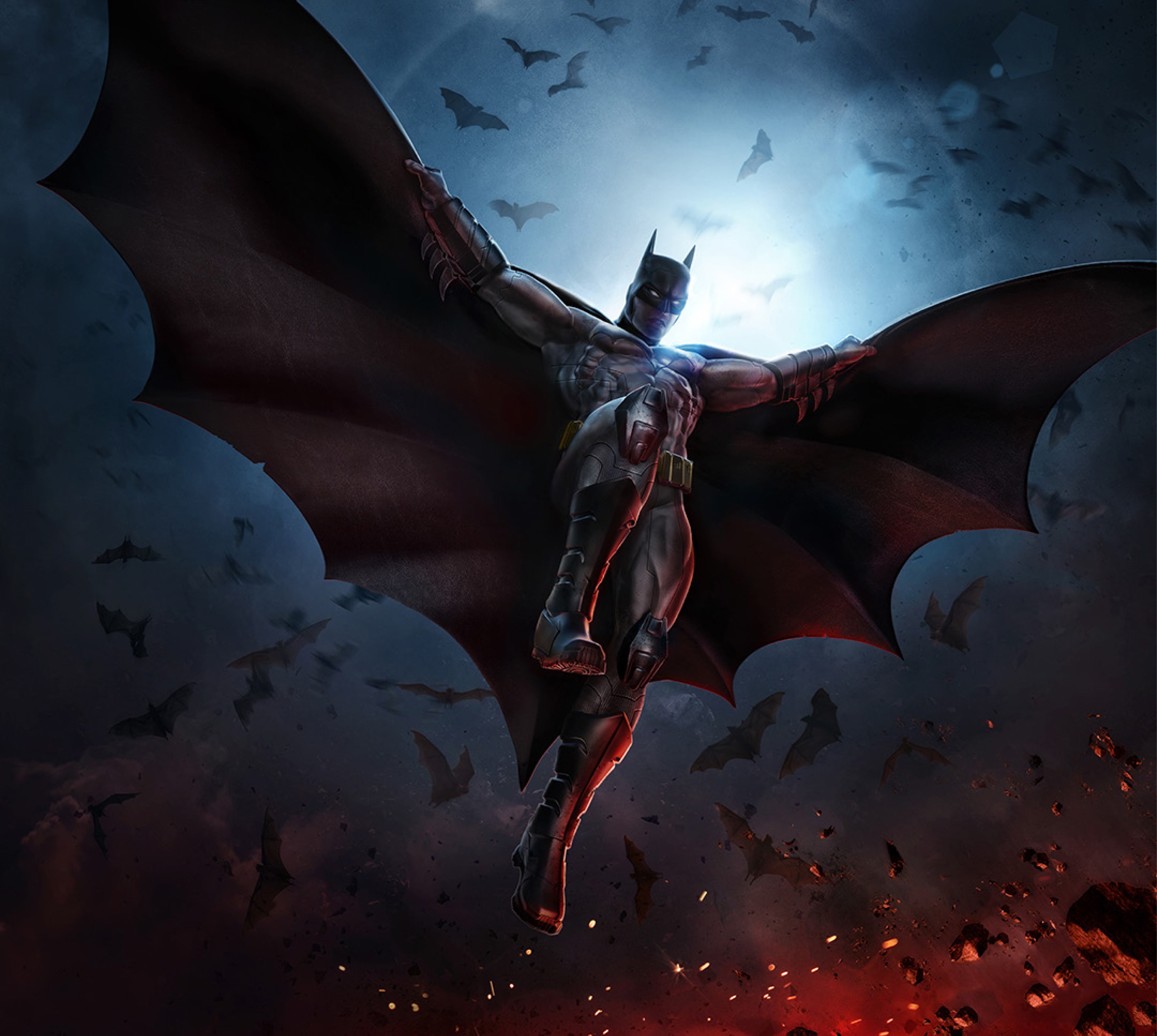 digital art, batman, superheroes, artwork, 2K, artist, 4k, games, hd, infinite crisis, HD Wallpaper