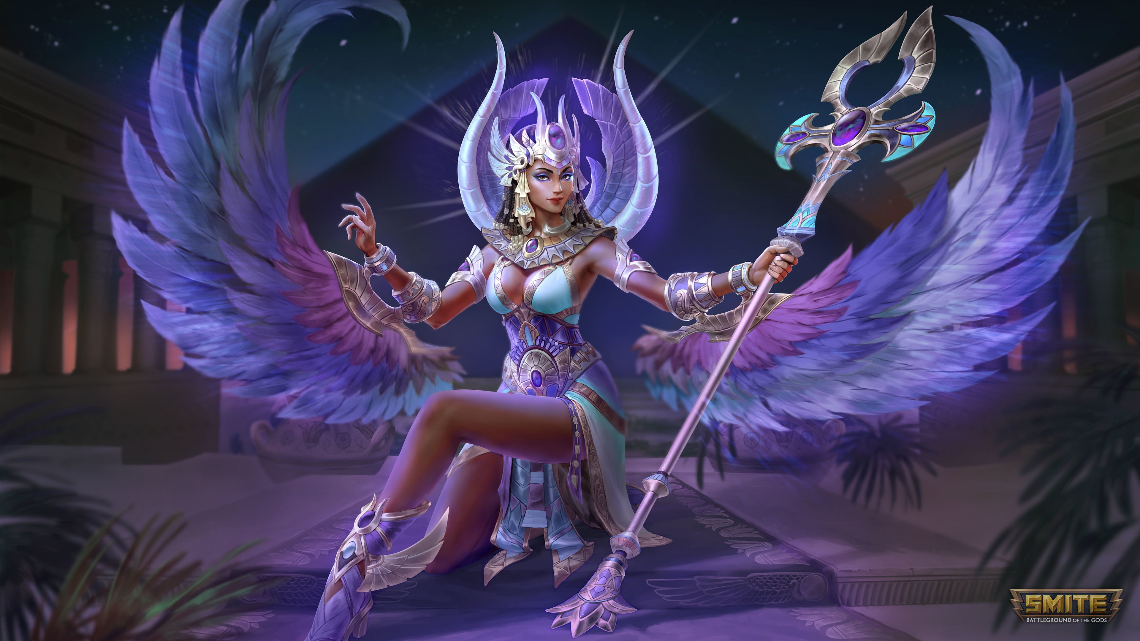 4K, Isis (Smite), Video Game, Smite, HD Wallpaper
