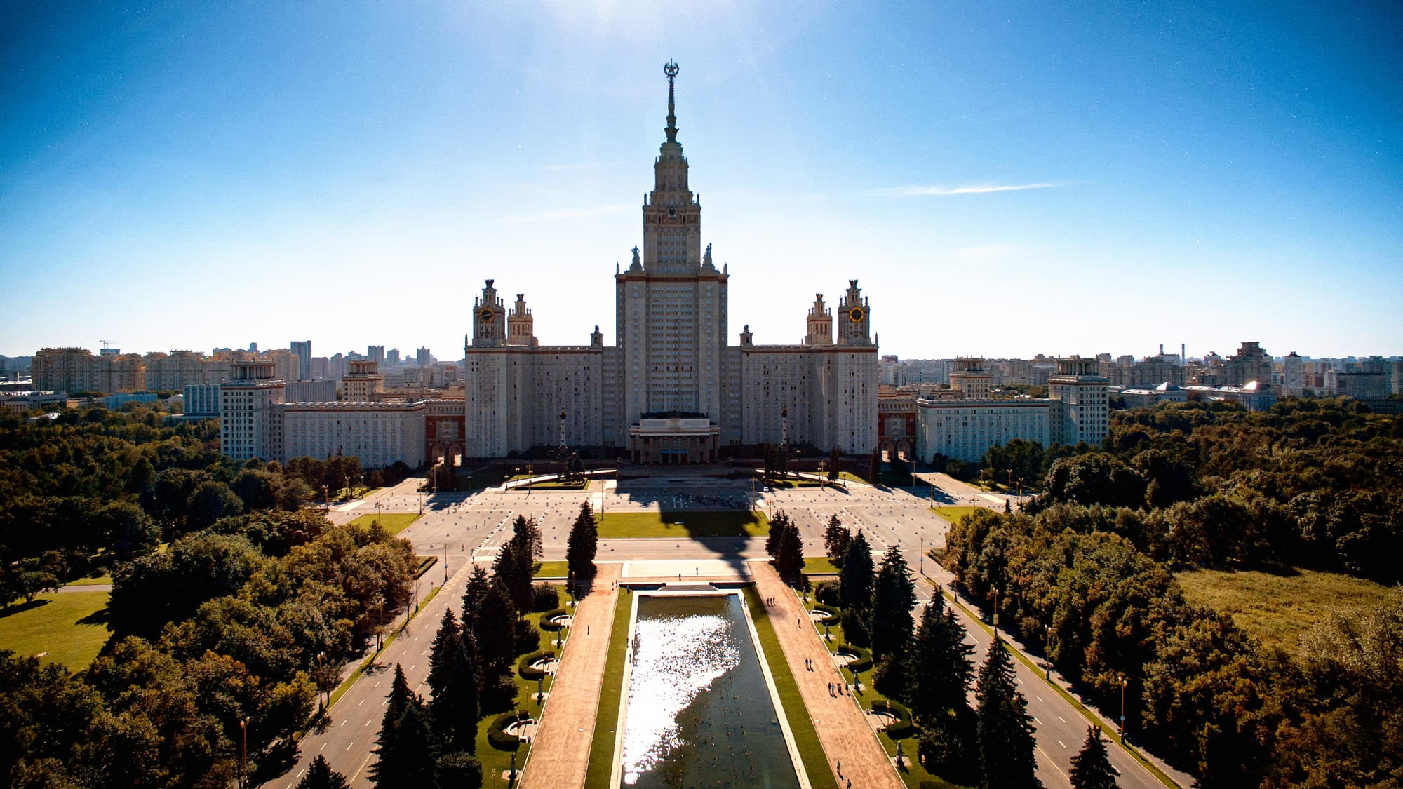 concrete, building, 1080P, Moscow state University, Russia, Lomonosov, Moscow, gray, HD Wallpaper