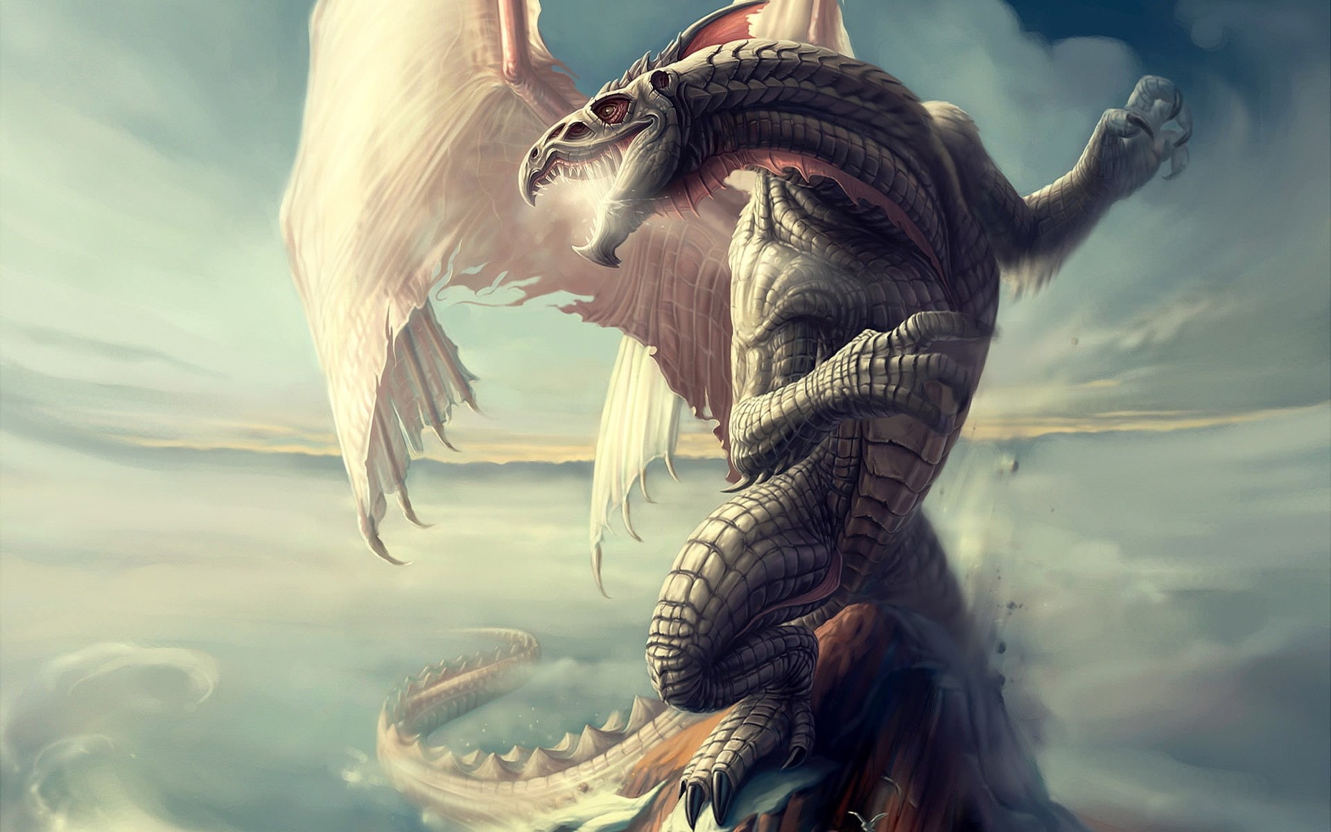 1080P, epic, dragon, HD Wallpaper