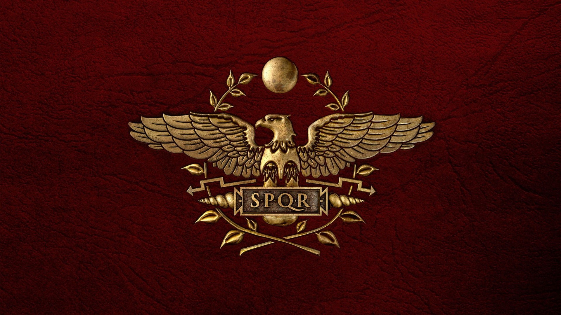 Flags, textures, empire, 1080P, red, x, roman, hd, banner, art, abstract, rome, background, leather, HD Wallpaper