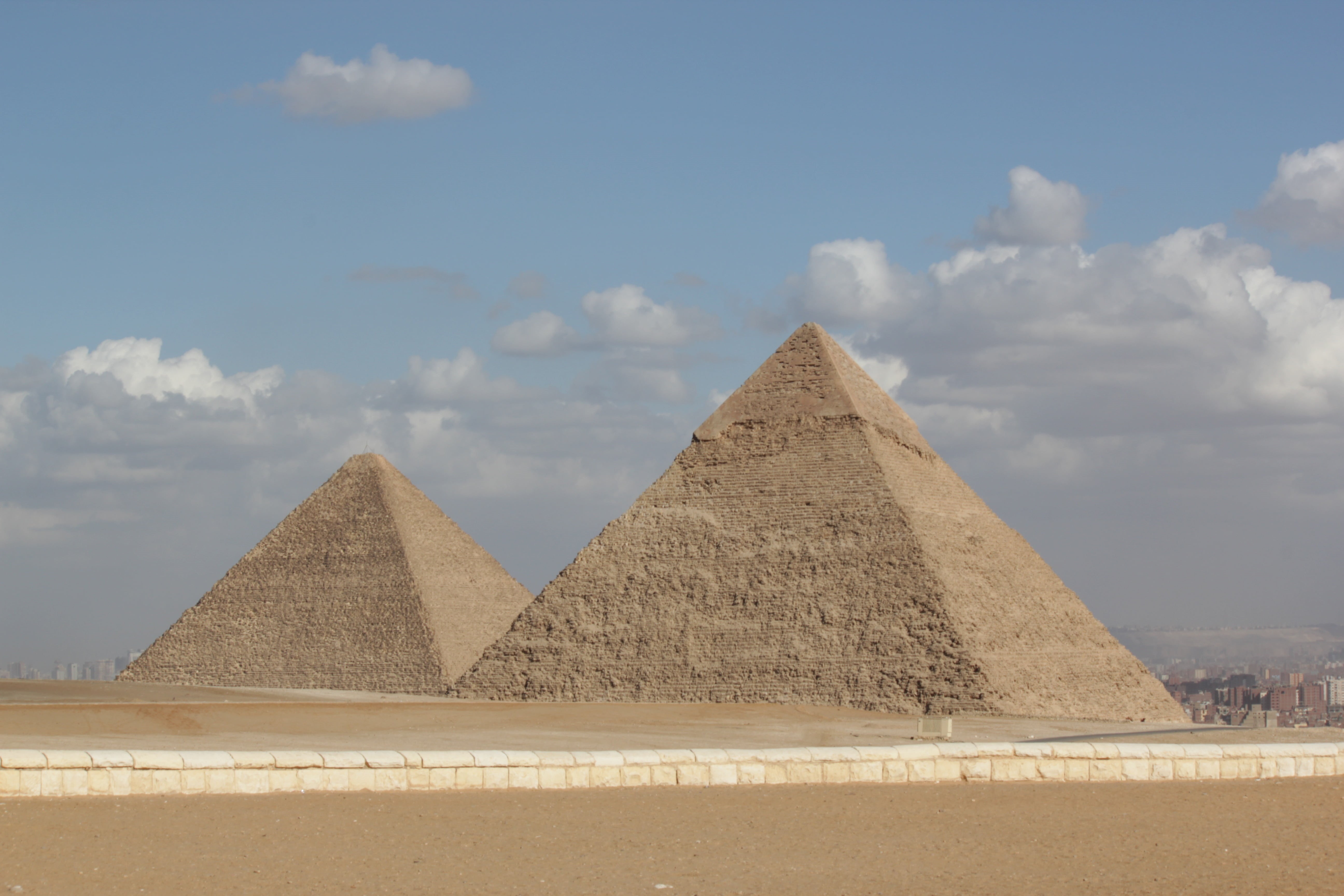 history, scenics - nature, pharaoh, city, ghyze, no people, ancient, travel, land, sphinx, outdoors, desert, egyptian Culture, ancient civilization, cloud - sky, HD Wallpaper
