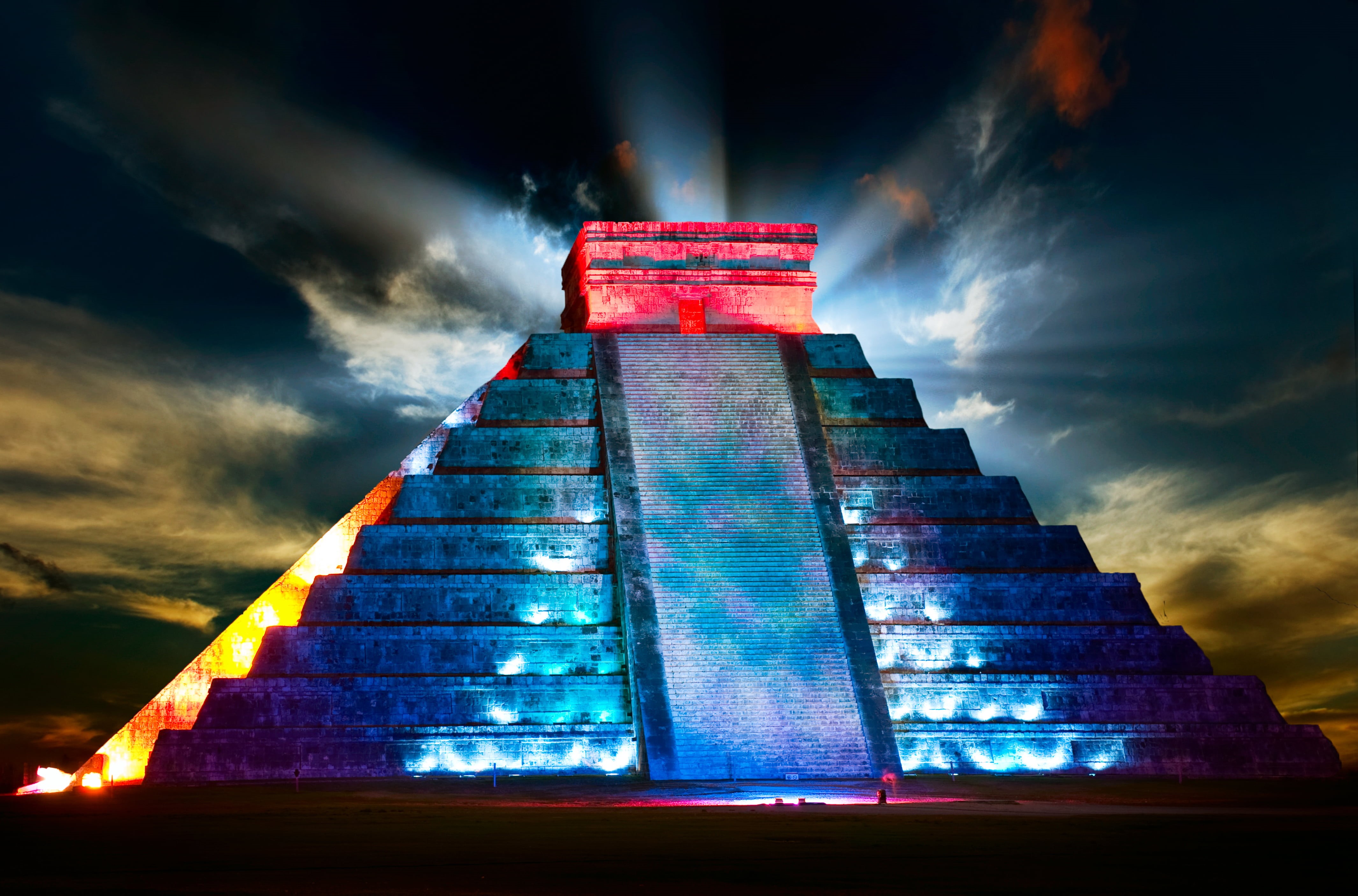 Man Made, Pyramid, Chichen Itza, 4K, HD Wallpaper