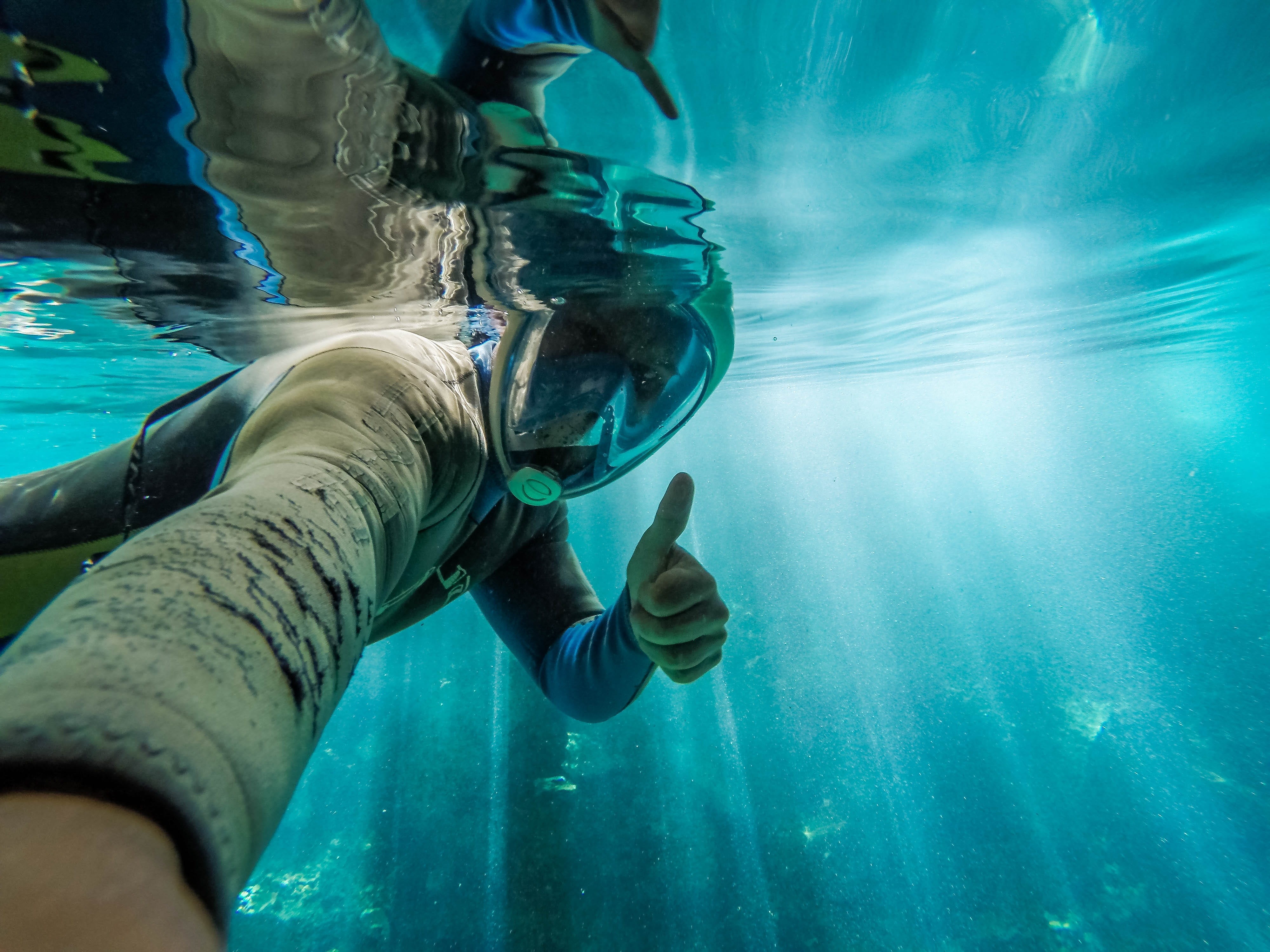 cenotes, real people, adult, undersea, pool, underwater, 4K, underwater diving, cenote dos ojos, snorkeling, leisure activity, ojos, lifestyles, turquoise colored, HD Wallpaper