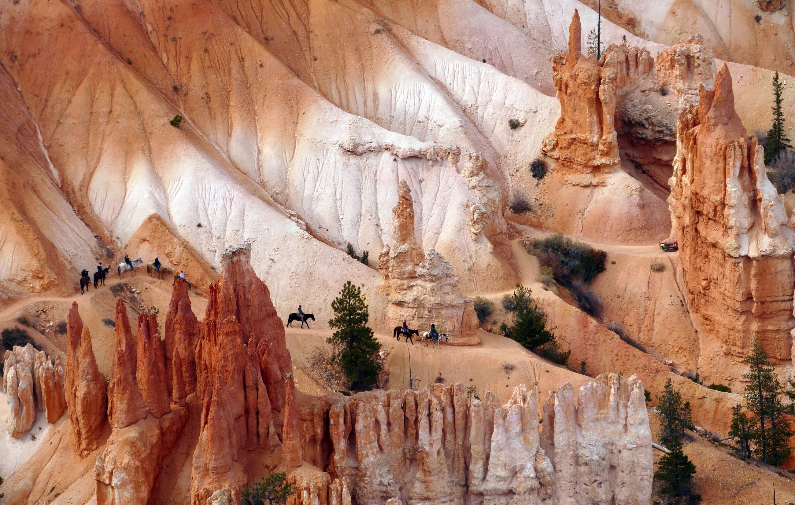 travel destinations, formations, scenic, bryce canyon national park, rock, geology, nature, photography, scenics - nature, erosion, cliff, mountain, travel, HD Wallpaper