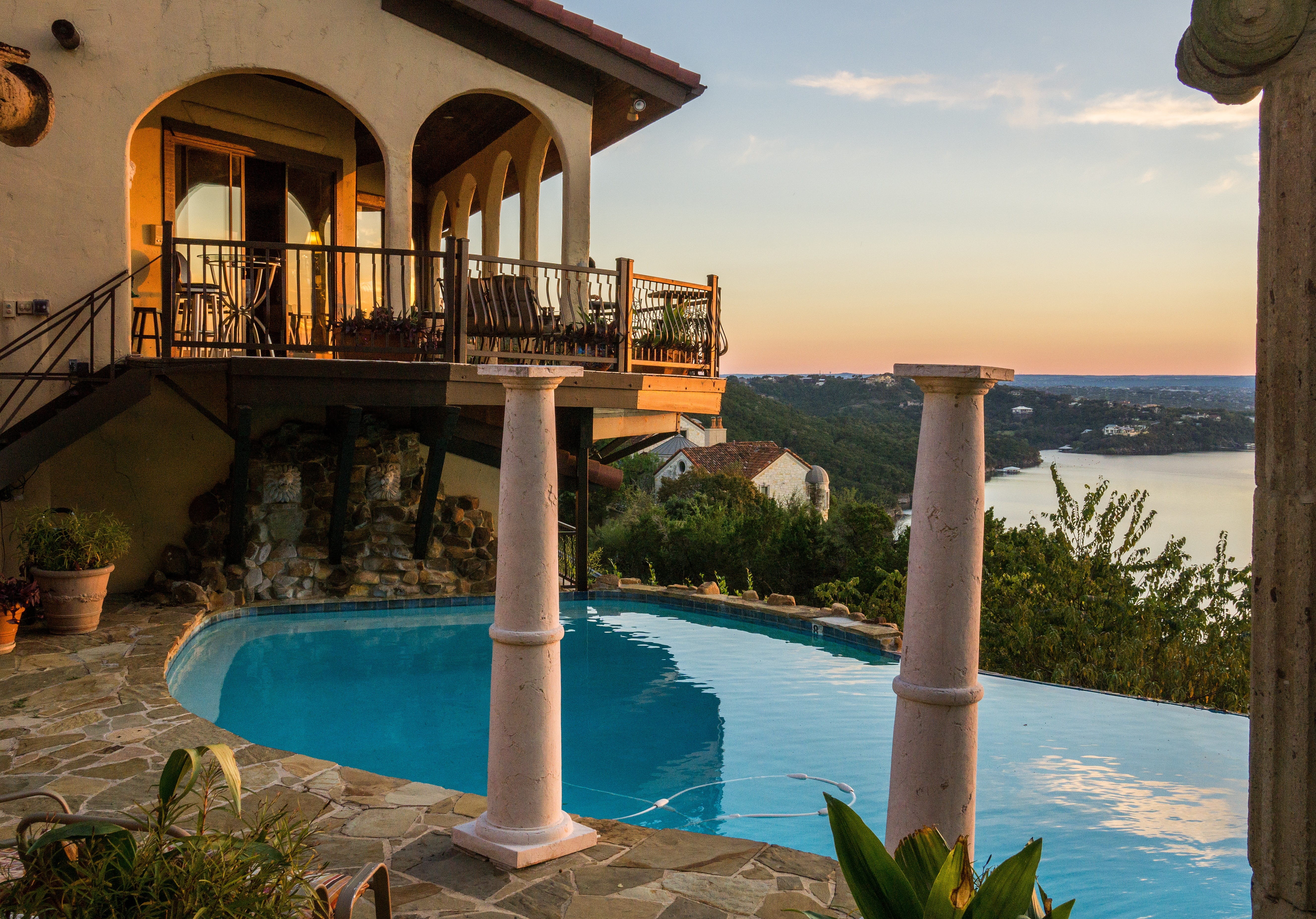 relax, travel Destinations, Luxury, Resort, nature, tranquility, metal, beauty in nature, vacations, balusters, reflection, colors, travel Locations, sea, HD Wallpaper