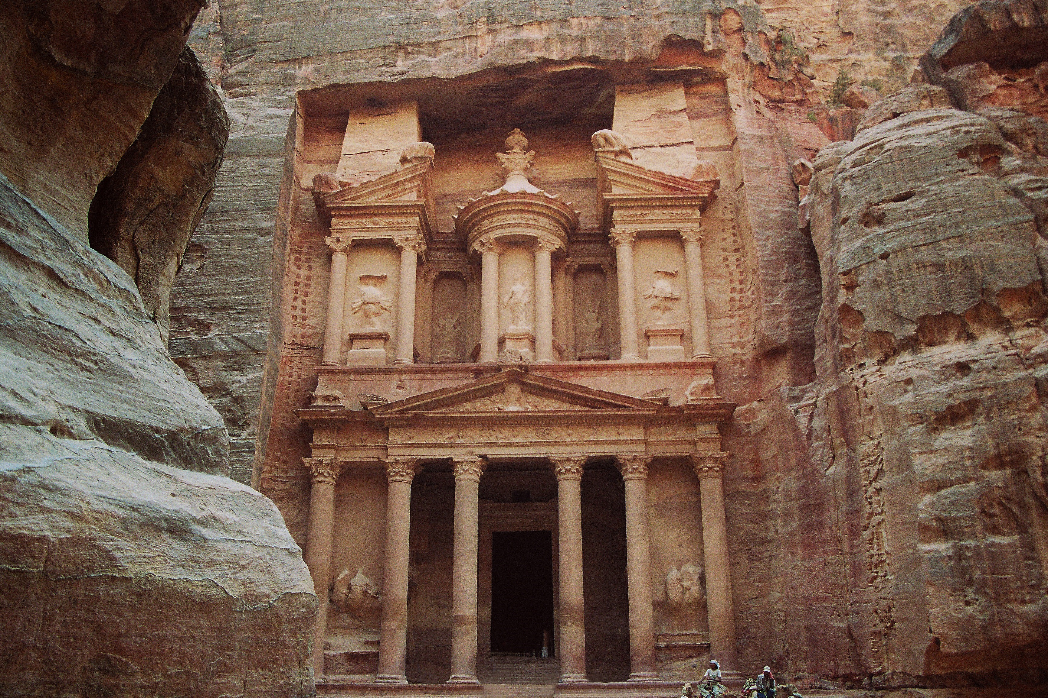 belief, petra, khazne firaun al, craft, building exterior, temple, ancient, day, desert, no people, ruins, history, the past, ancient civilization, ornate, HD Wallpaper