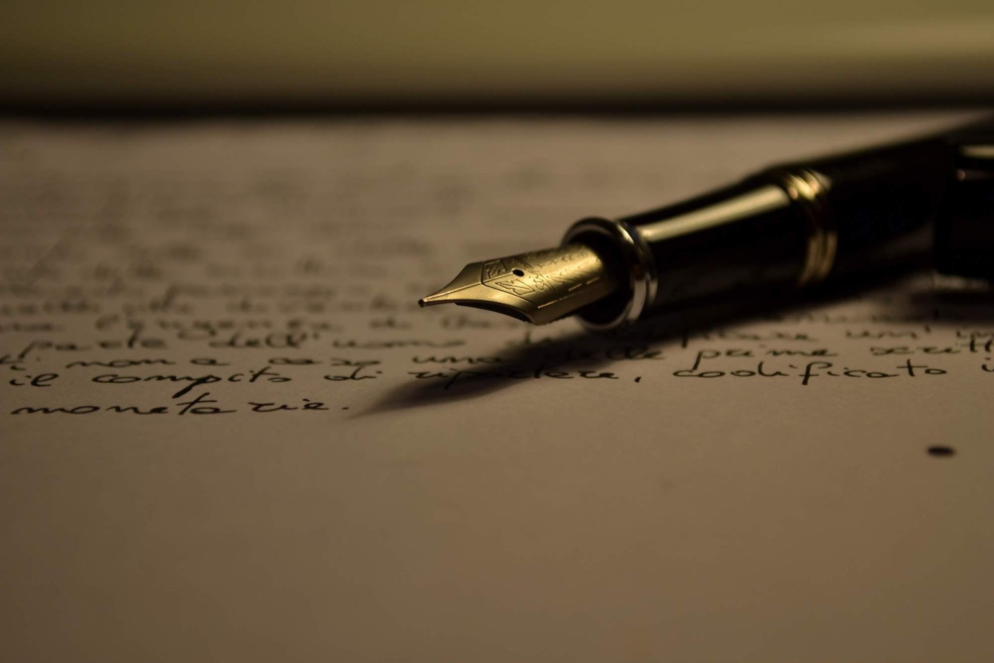 calligraphy, nib, old, no people, correspondence, contract, ink, text, signing, 1080P, paper, writing instrument, indoors, selective focus, fountain Pen, HD Wallpaper
