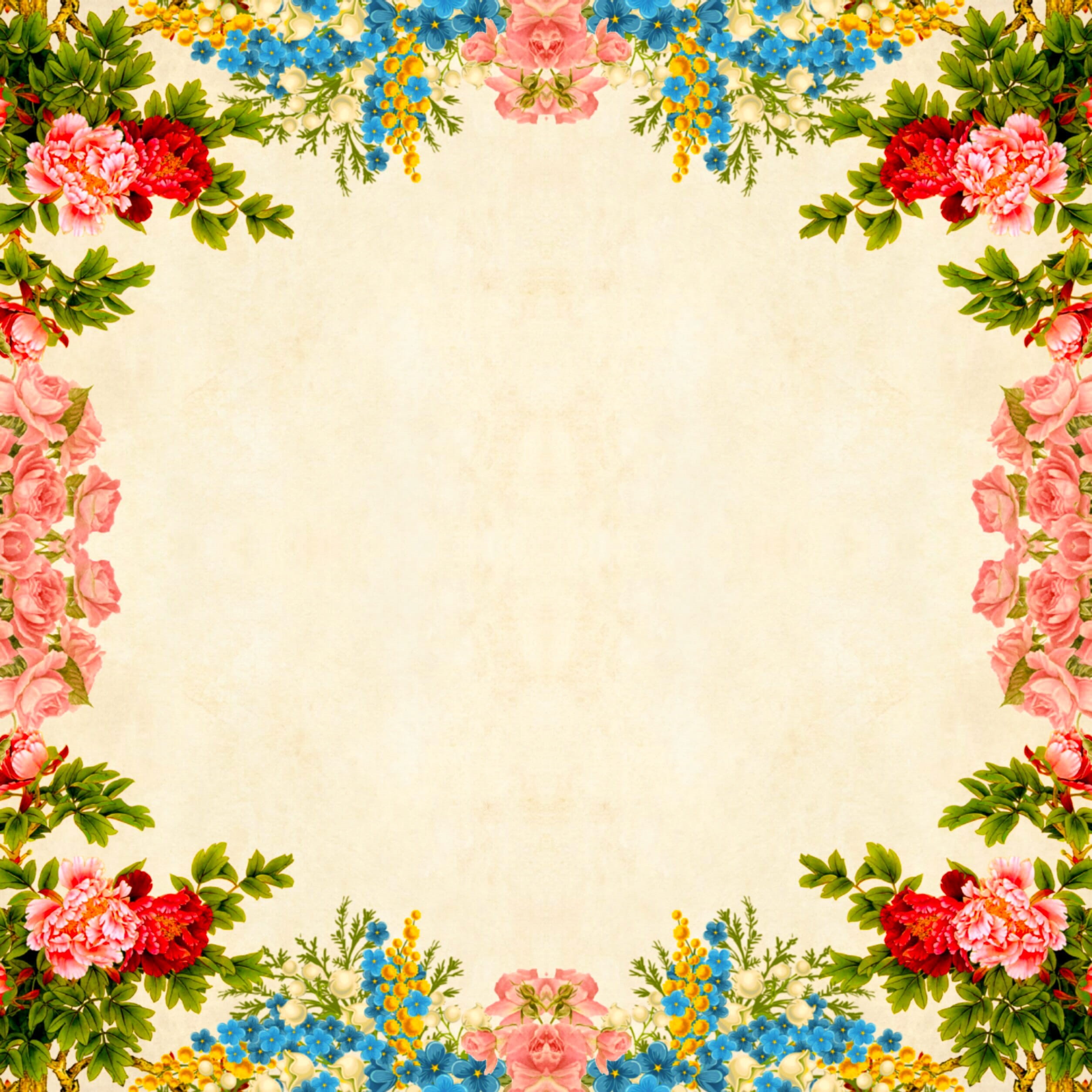 bouquet, style, fall, flower head, old-fashioned, blank, flower, leaf, pattern, textured effect, vintage, nostalgic, roses, flowering plant, ornate, frame, Phone HD Wallpaper
