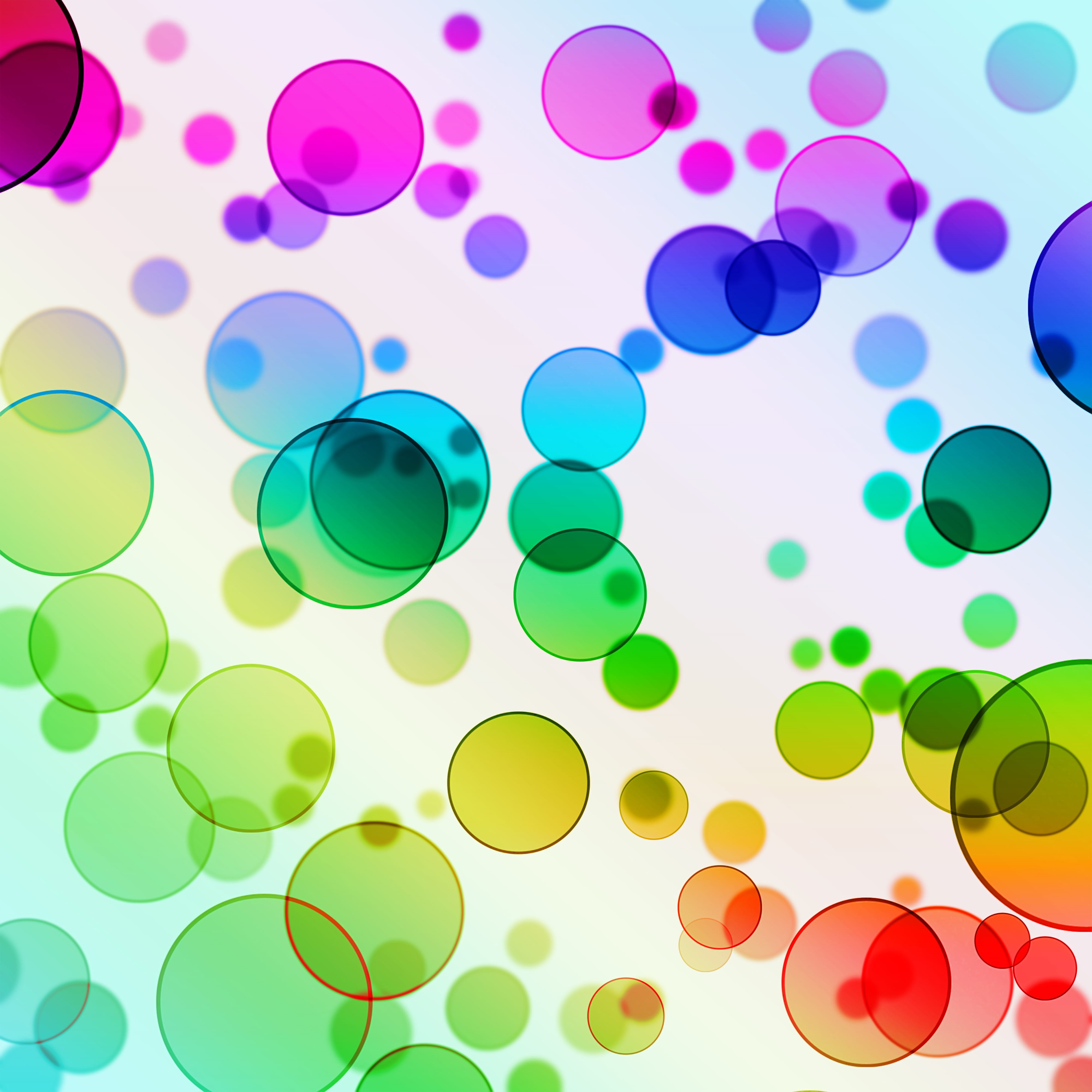 abundance, geometric shape, bubbles, abstract, bright, color, backgrounds, purple, design, cover, nature, celebration, retro, large group of objects, colorful, Phone HD Wallpaper